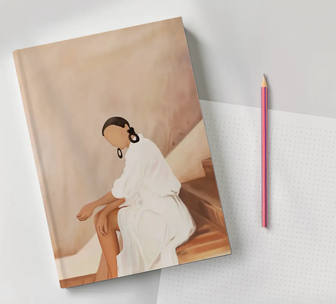 Lady in Waiting notebook by cityart