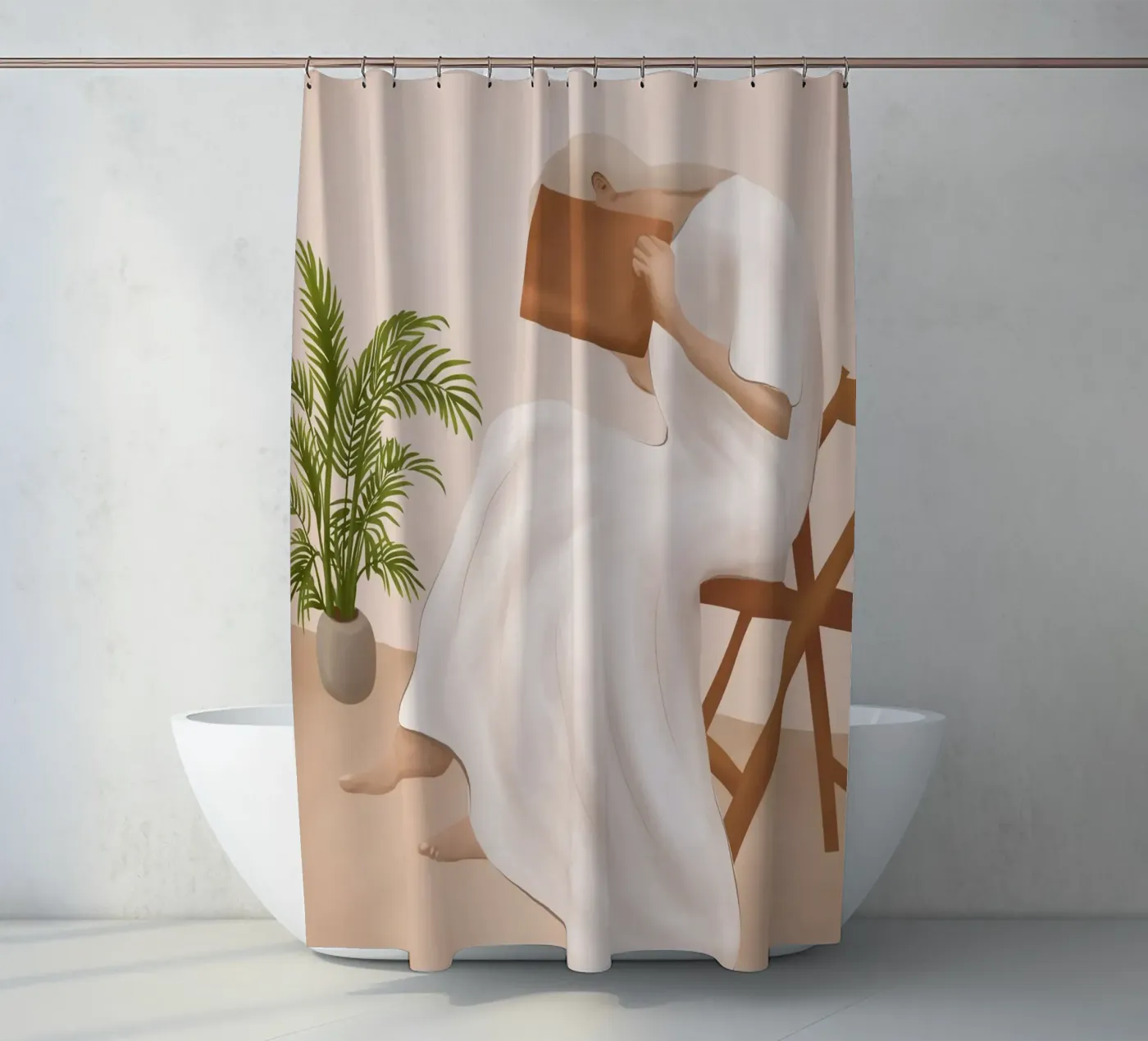 Lost Inside douchegordijn van cityart