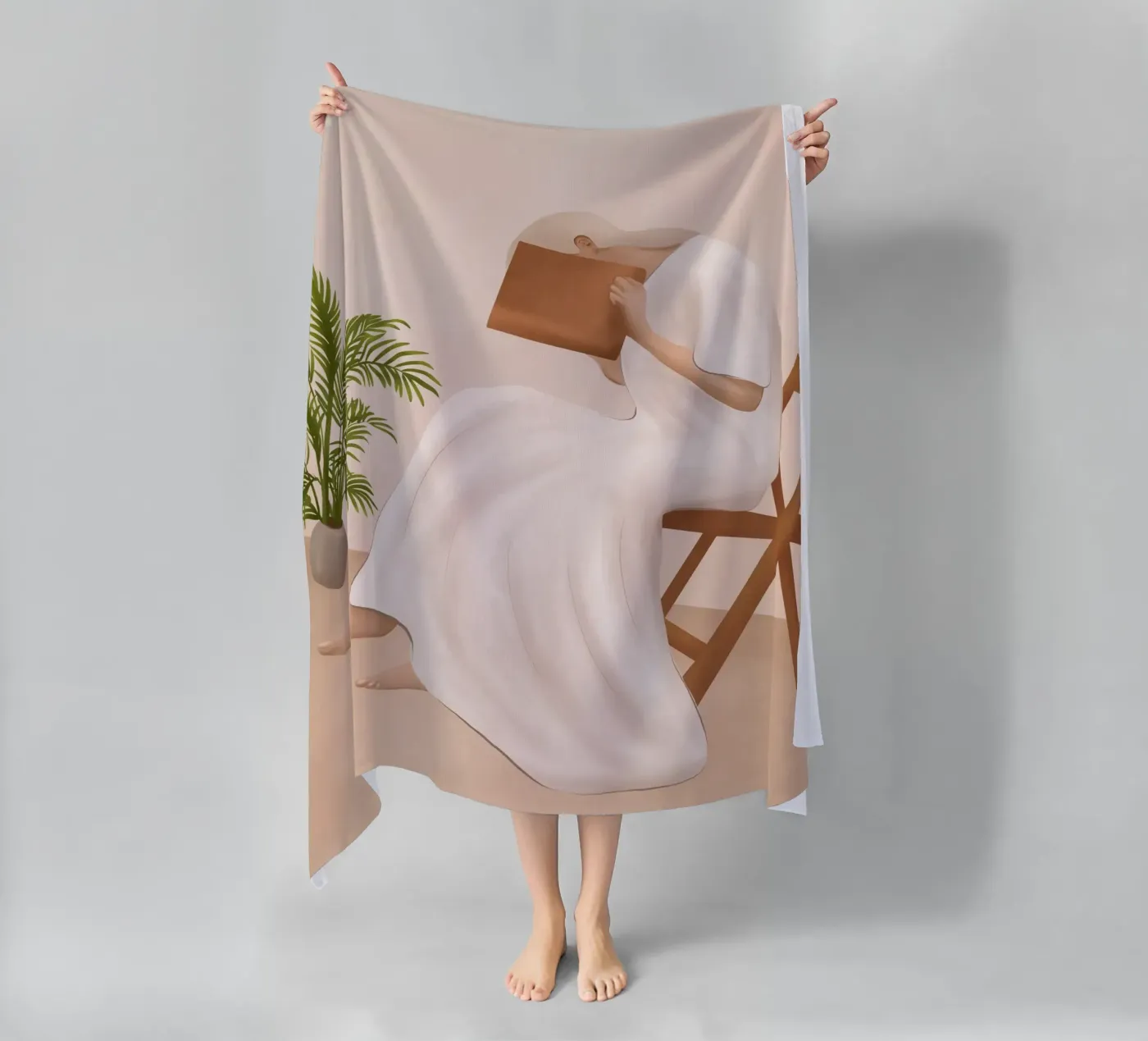 Lost Inside beach towel by cityart