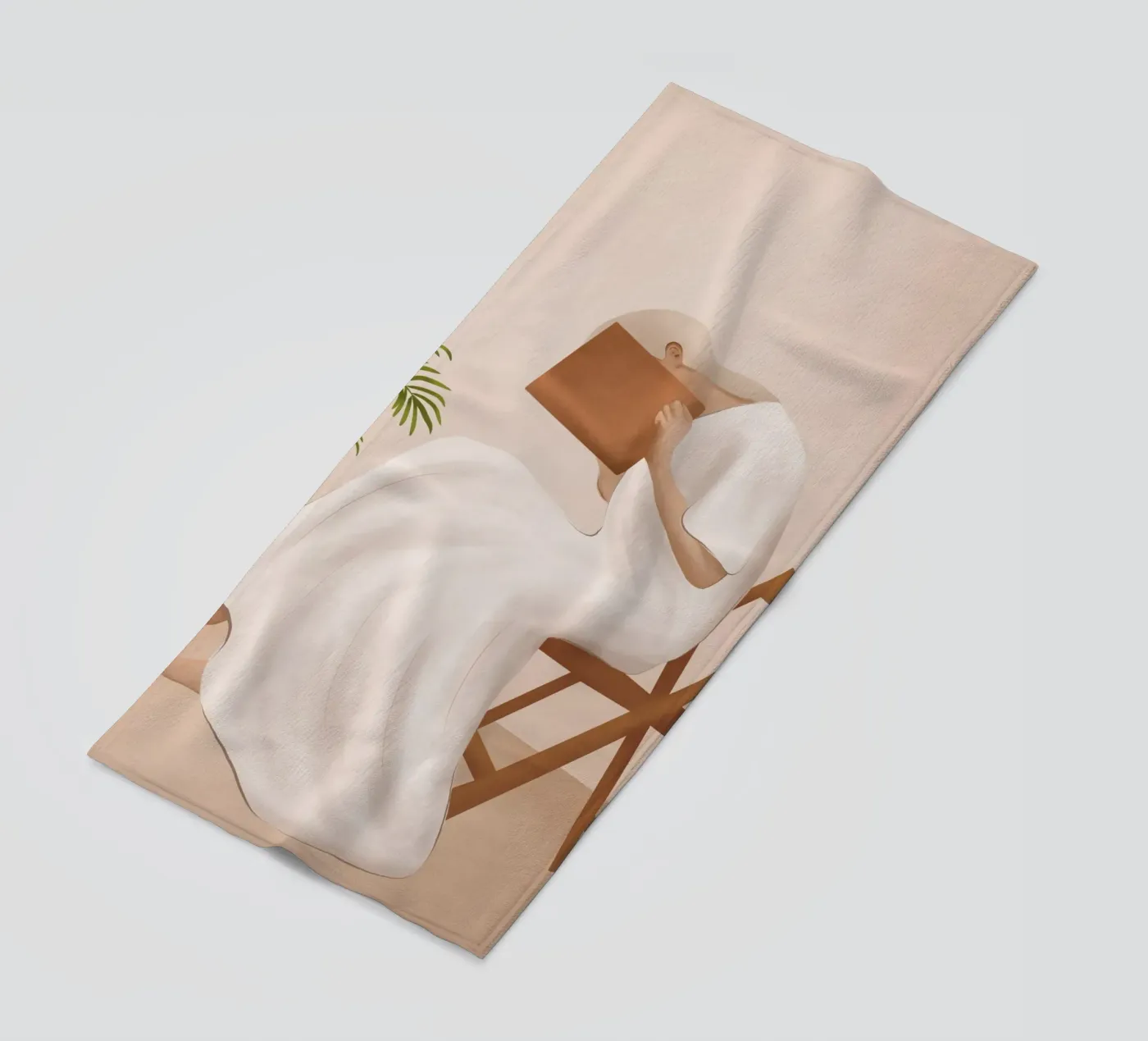 Lost Inside beach towel by cityart