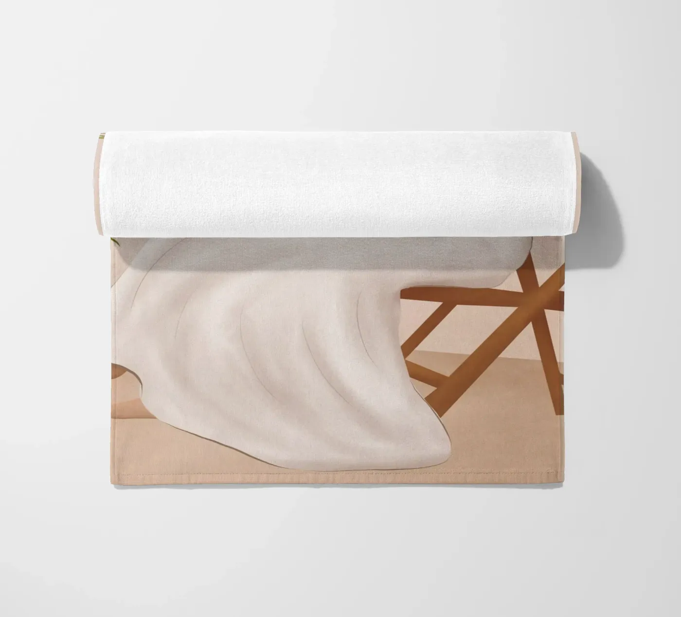 Lost Inside beach towel by cityart