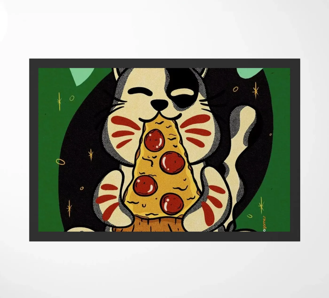Dio Santo doormat by Rafa Gomes