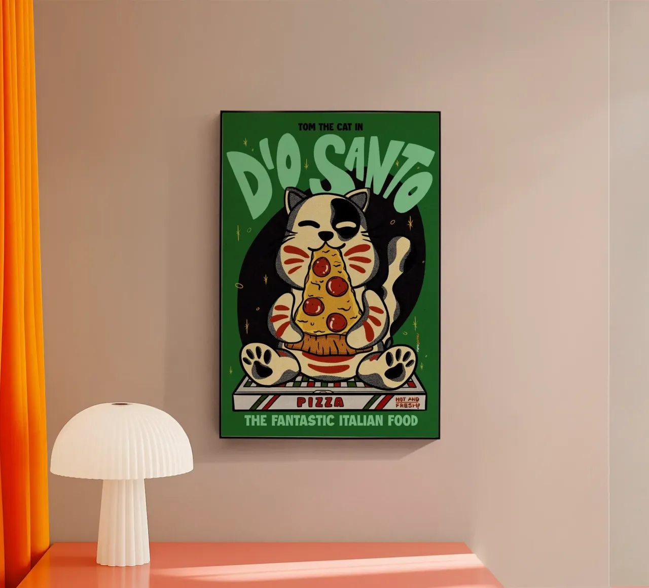 Dio Santo plexiglass da Rafa Gomes