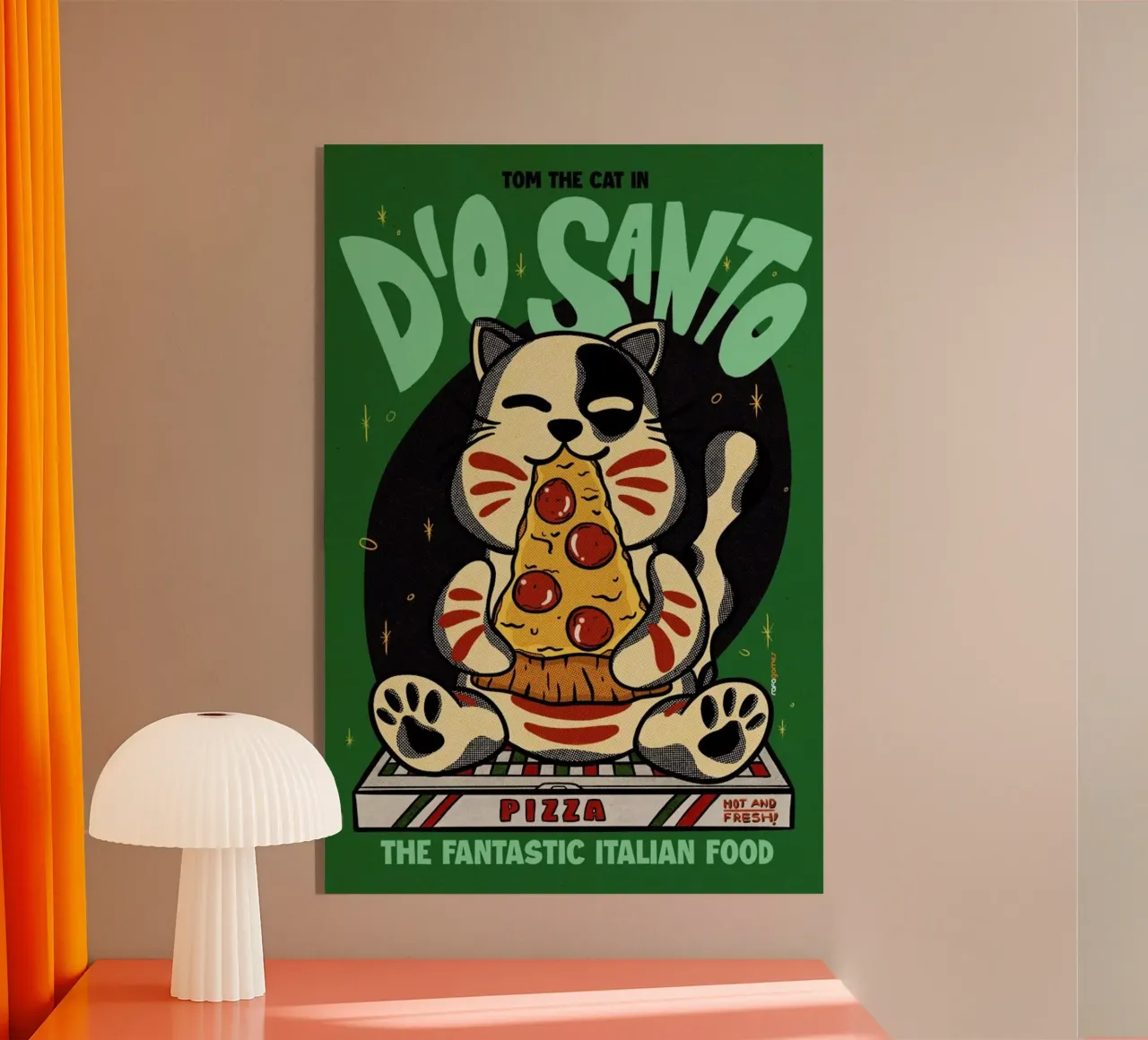 Dio Santo plexiglass da Rafa Gomes