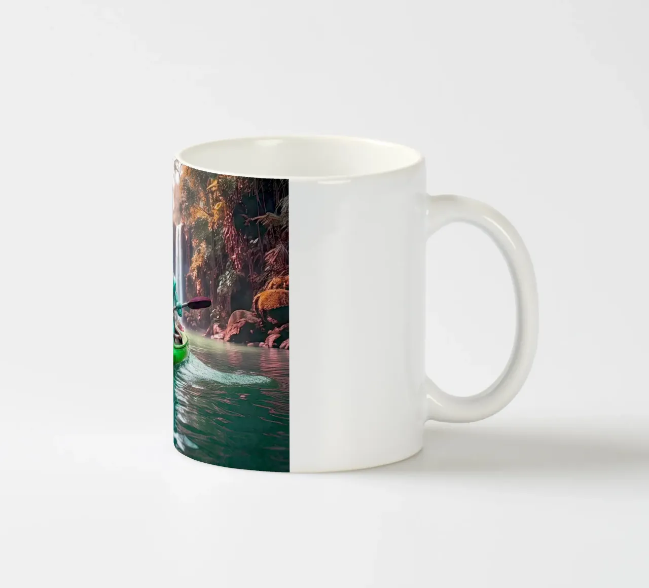 ROBOT EN CANOE. Vert. tazza in ceramica da Thierry vobmann photography