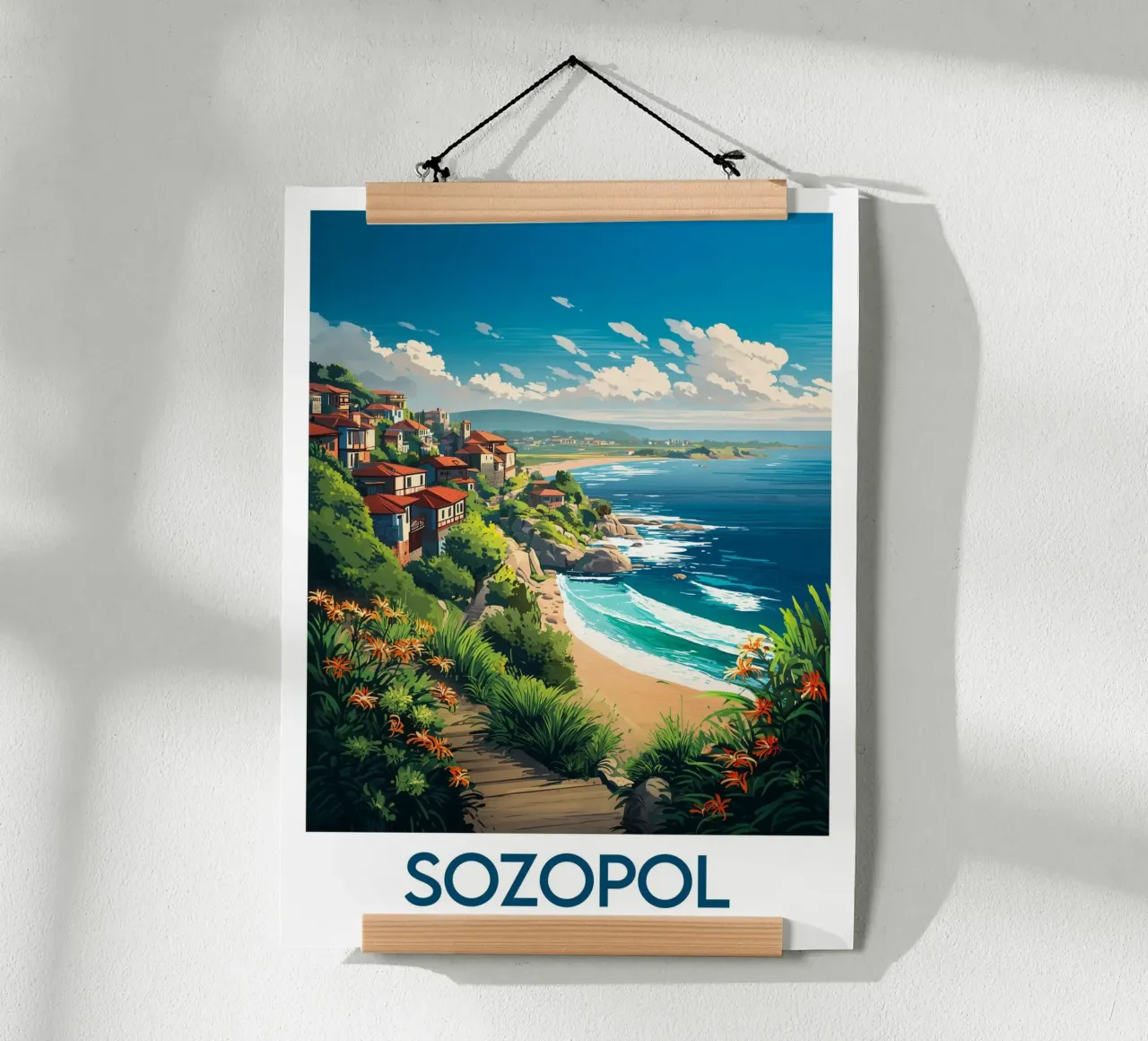 Affiche Sozopol poster con telaio in plastica da Frame the World