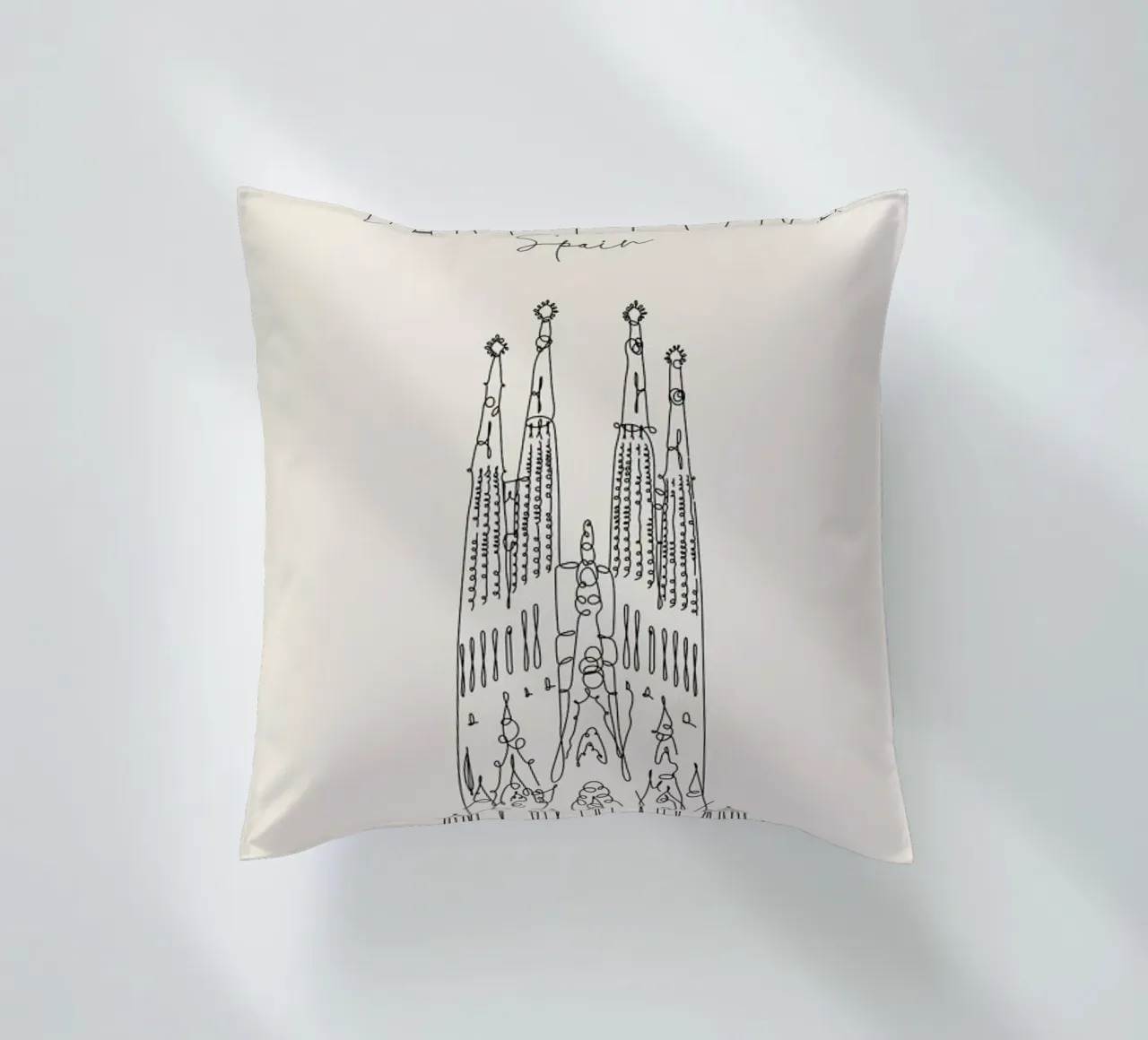 Barcelona cuscino da The Cartography Collection