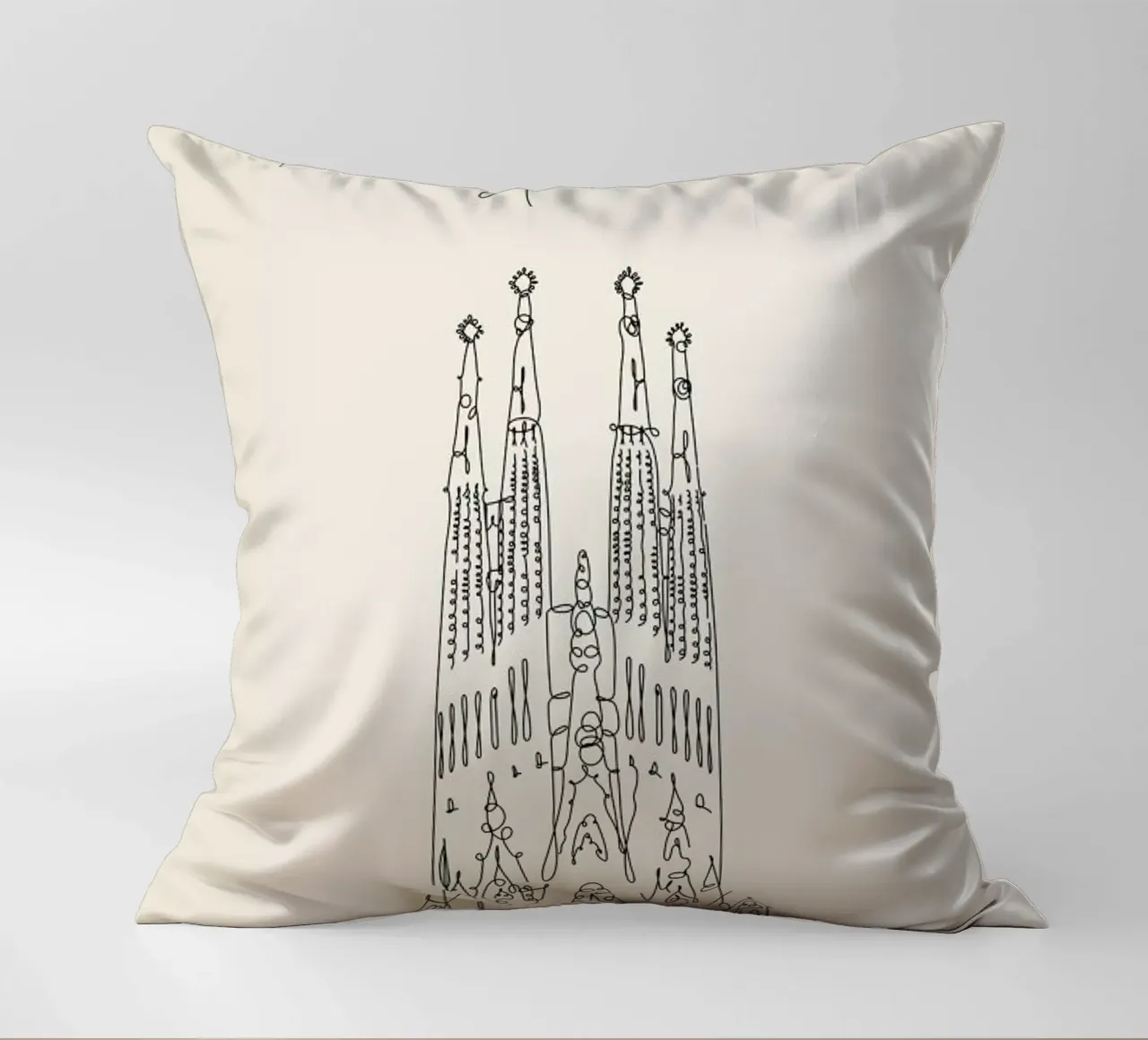Barcelona cuscino da The Cartography Collection