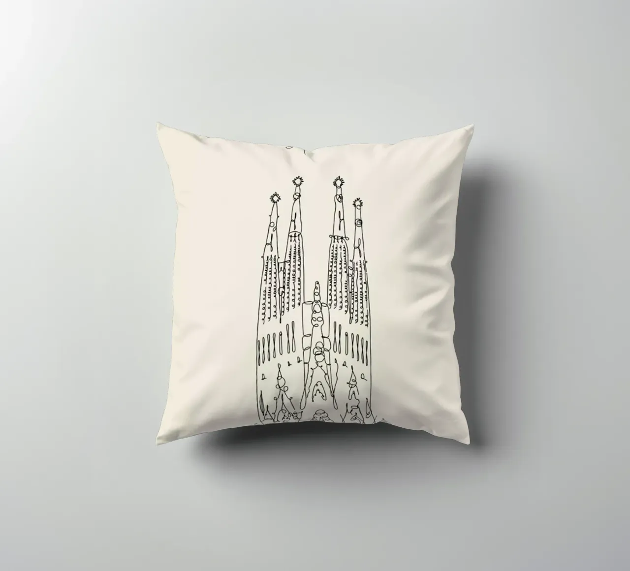Barcelona cuscino da The Cartography Collection