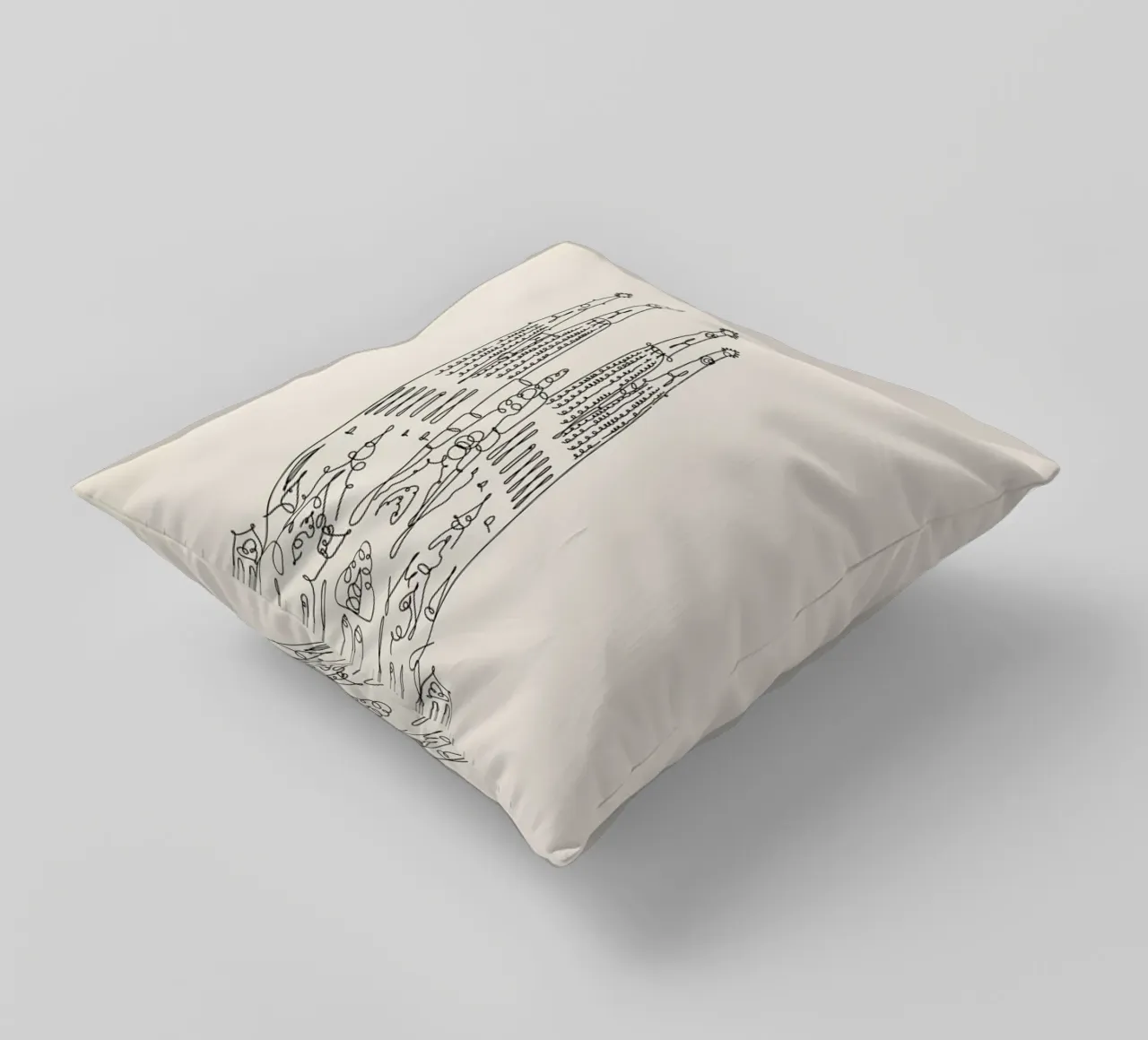 Barcelona cuscino da The Cartography Collection