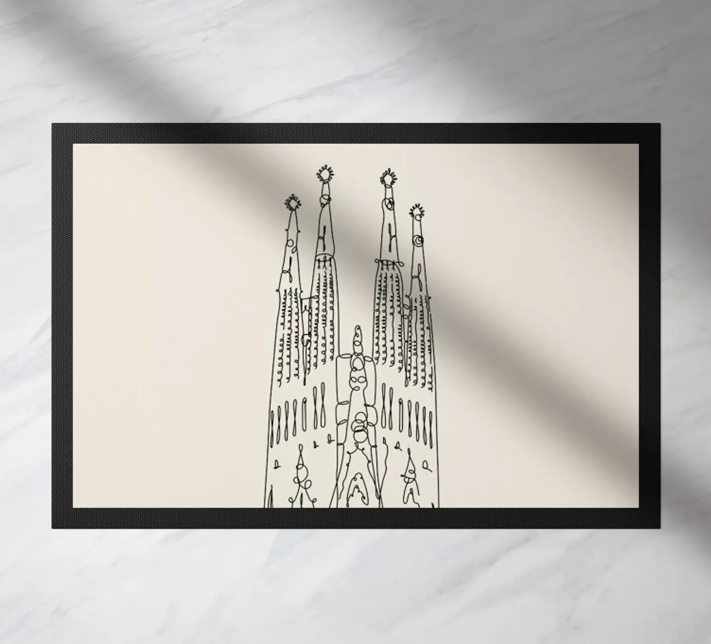Barcelona zerbino da The Cartography Collection