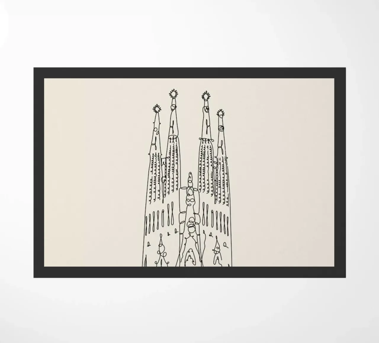 Barcelona zerbino da The Cartography Collection