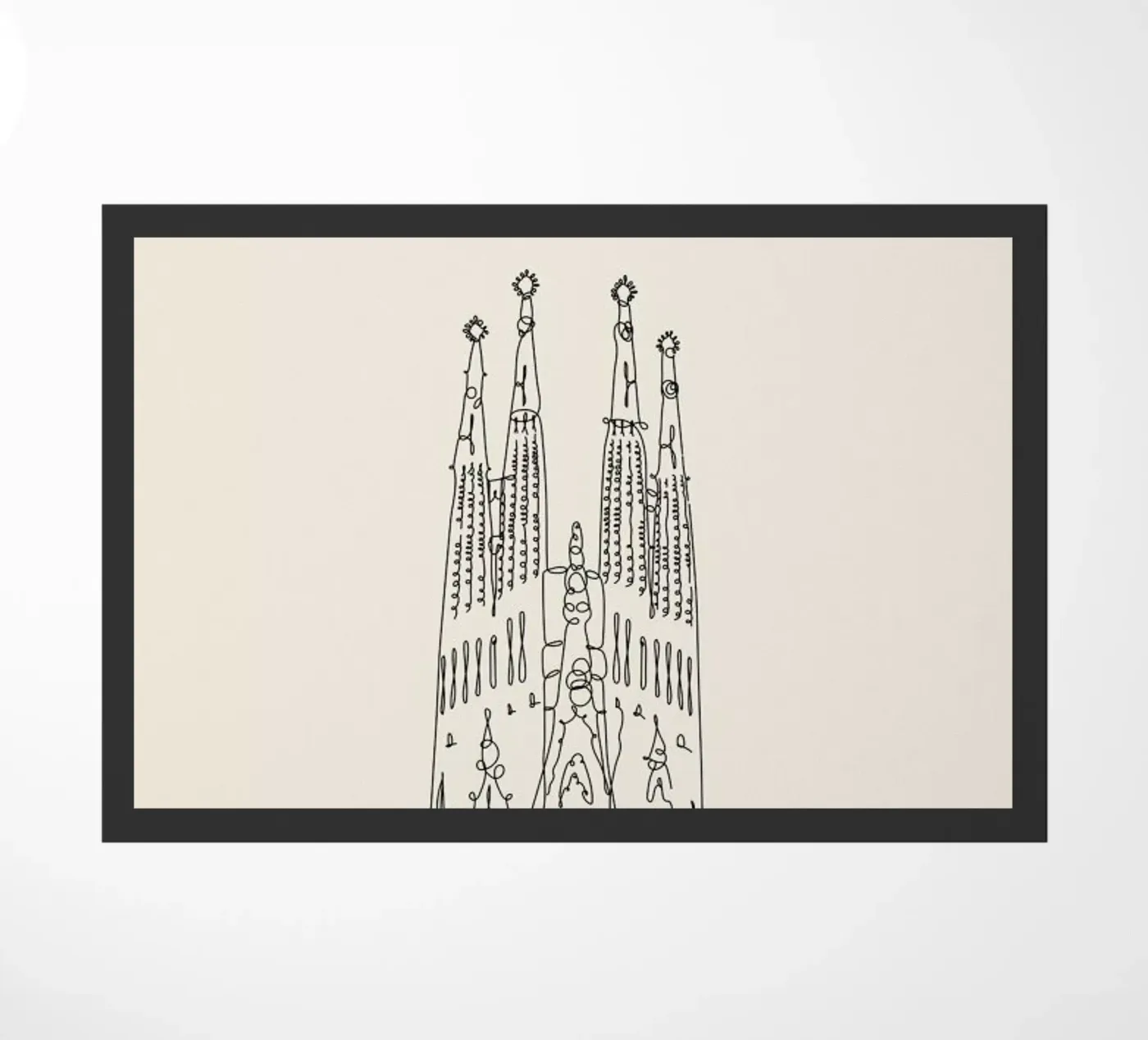 Barcelona zerbino da The Cartography Collection