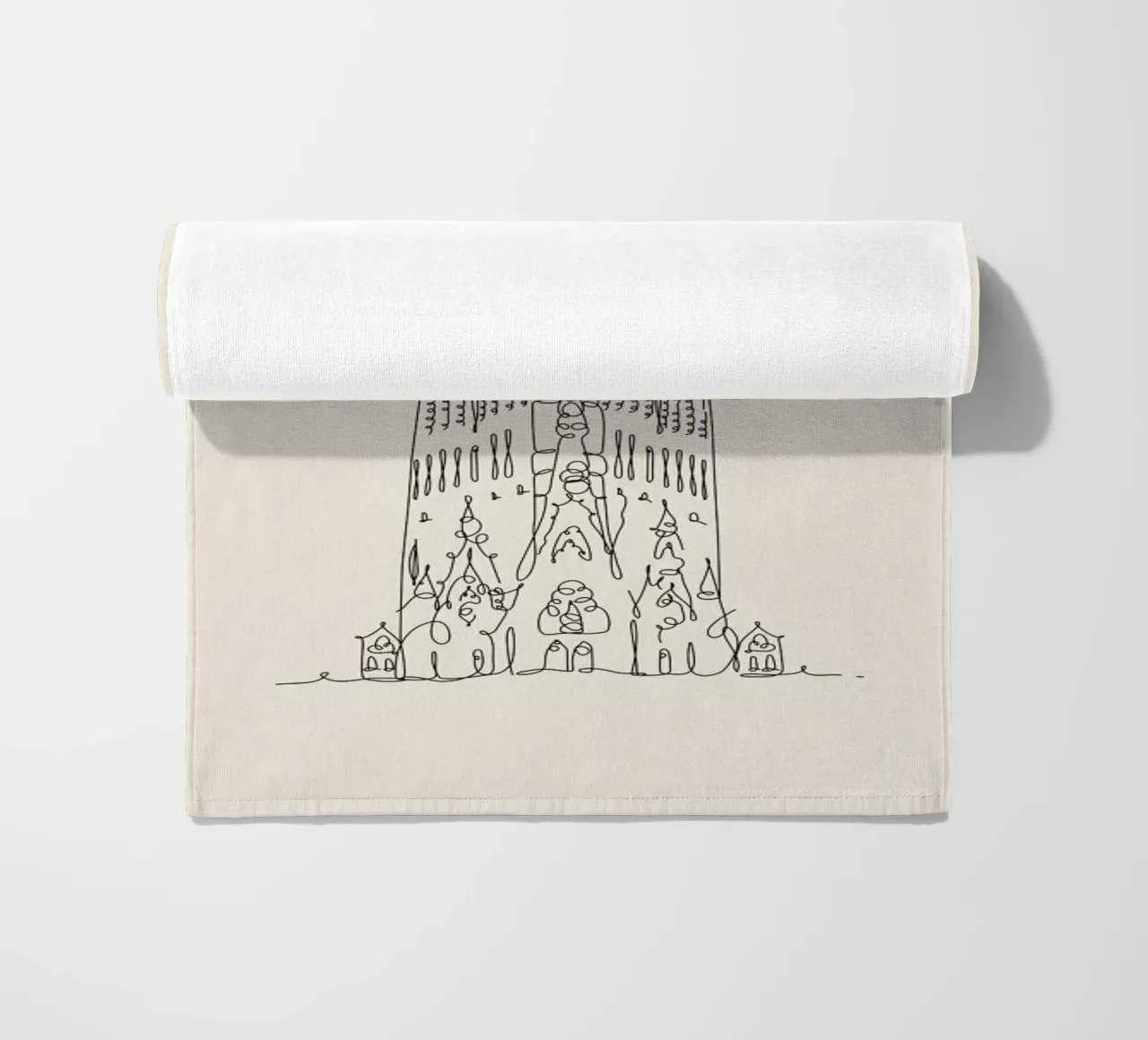 Barcelona telo mare da The Cartography Collection