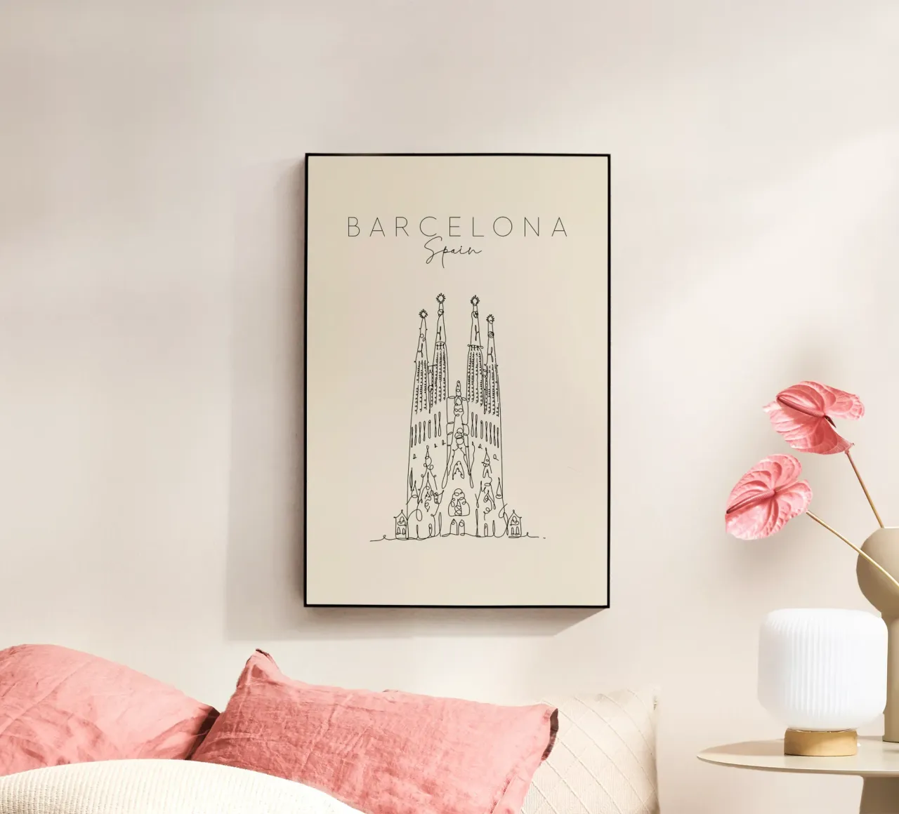 Barcelona metacrilato de The Cartography Collection