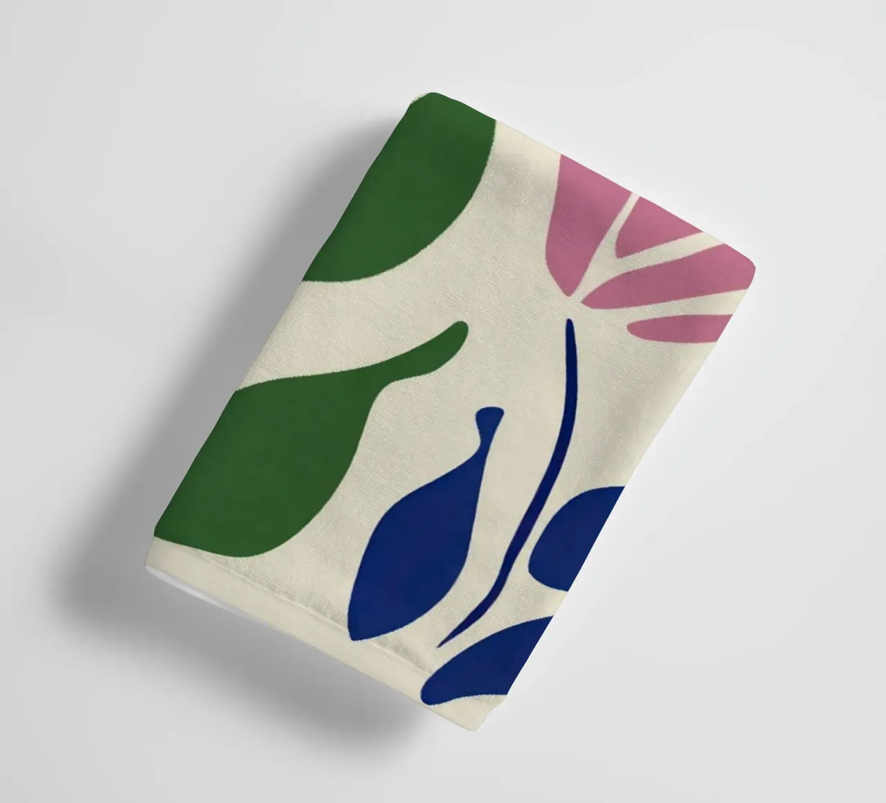 Tulipani colorati e audaci in stile midcentury ispirato a Matisse asciugamano da bagno da Modern Muse