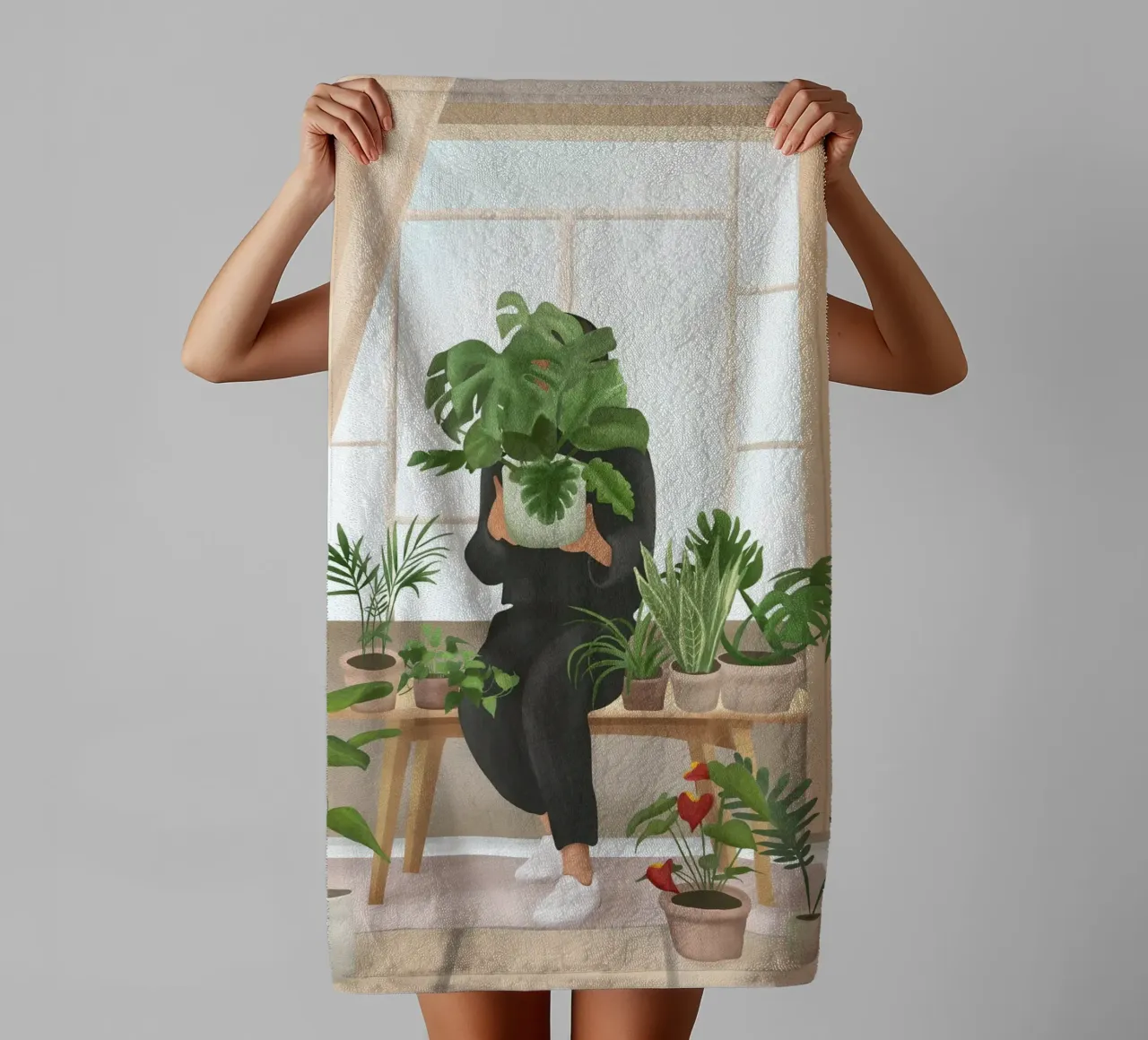 My Little Garden II asciugamano da bagno da cityart
