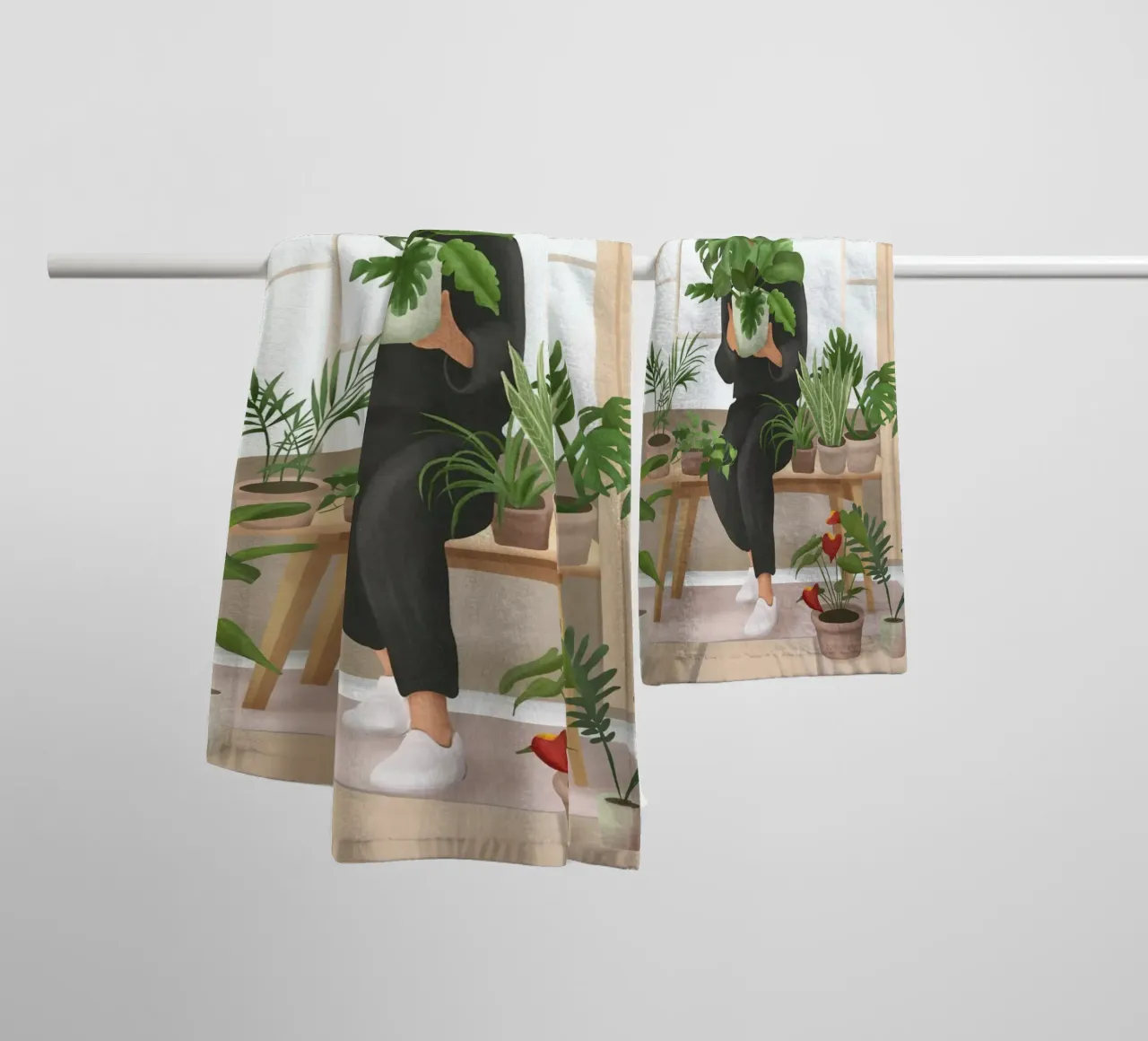 My Little Garden II asciugamano da bagno da cityart