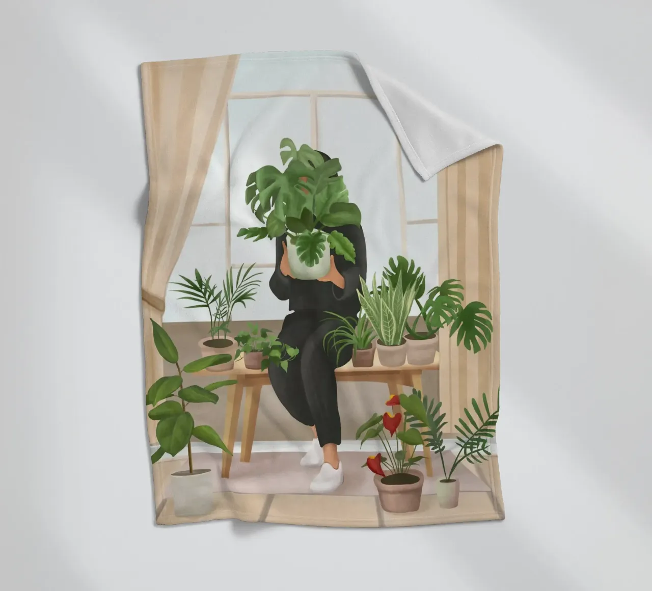 My Little Garden II fleecedeken van cityart