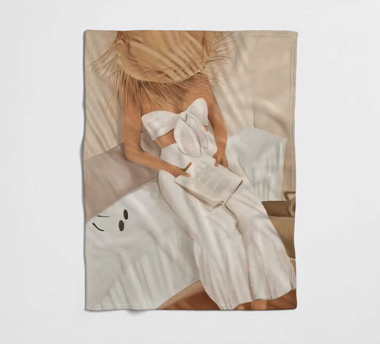 Summer Reading II coperta in pile da cityart
