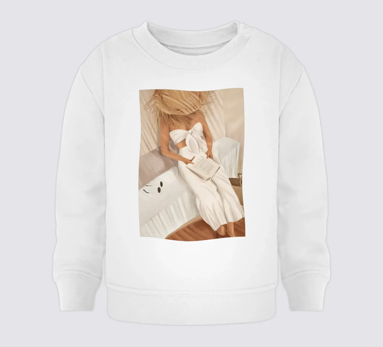 Summer Reading II felpa neonato da cityart