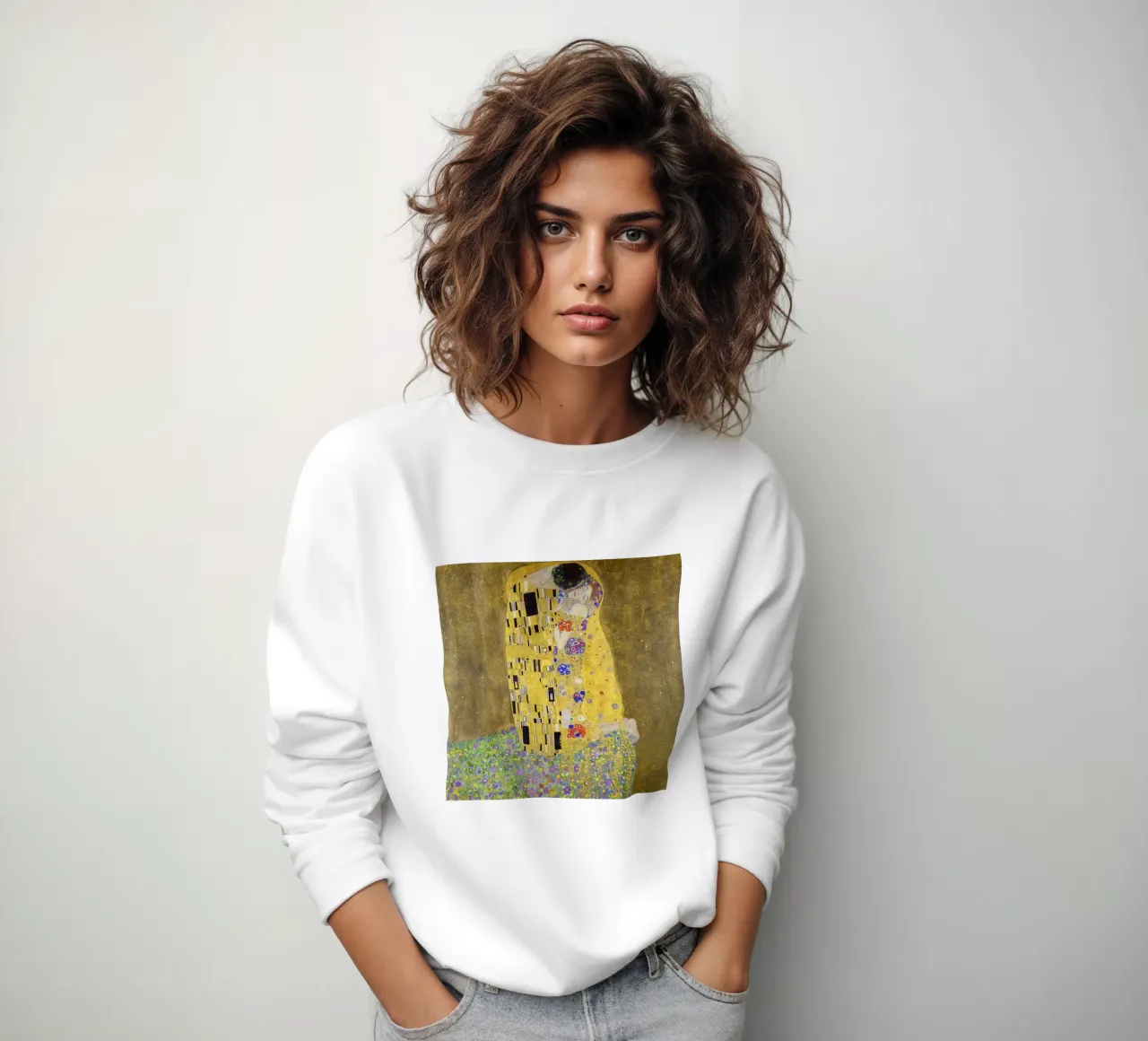 The Kiss By Gustav Klimt sweatshirt by Gustav Klimt ART Prints