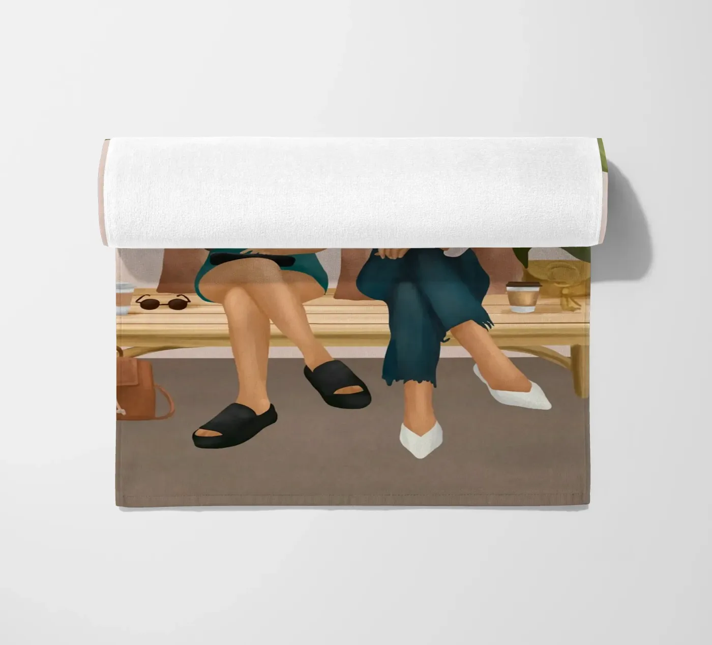 We're Reading beach towel by cityart