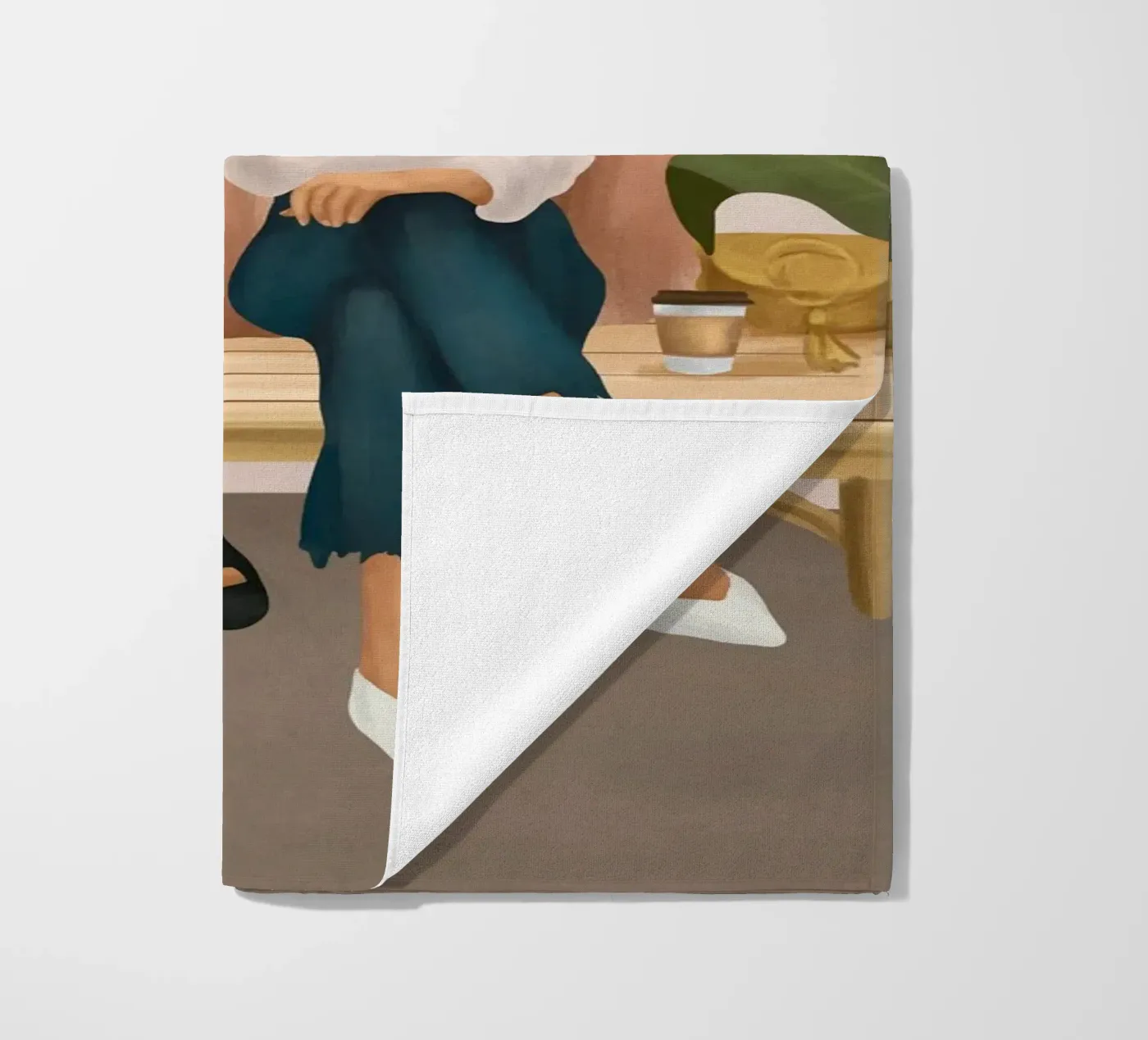 We're Reading beach towel by cityart