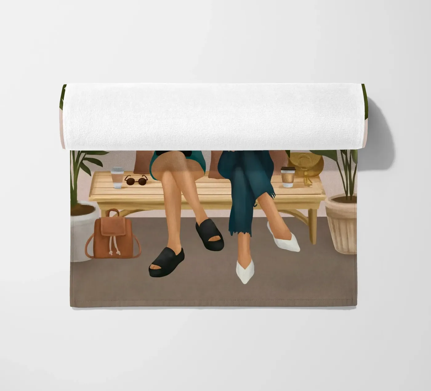 We're Reading beach towel by cityart