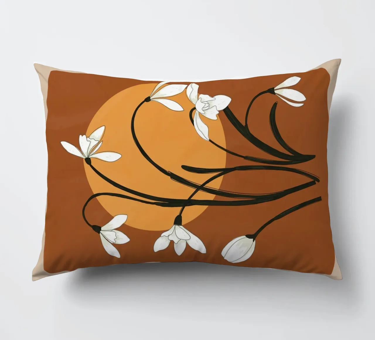 Beautiful Snowdrop Flowers 1 cuscino da cityart