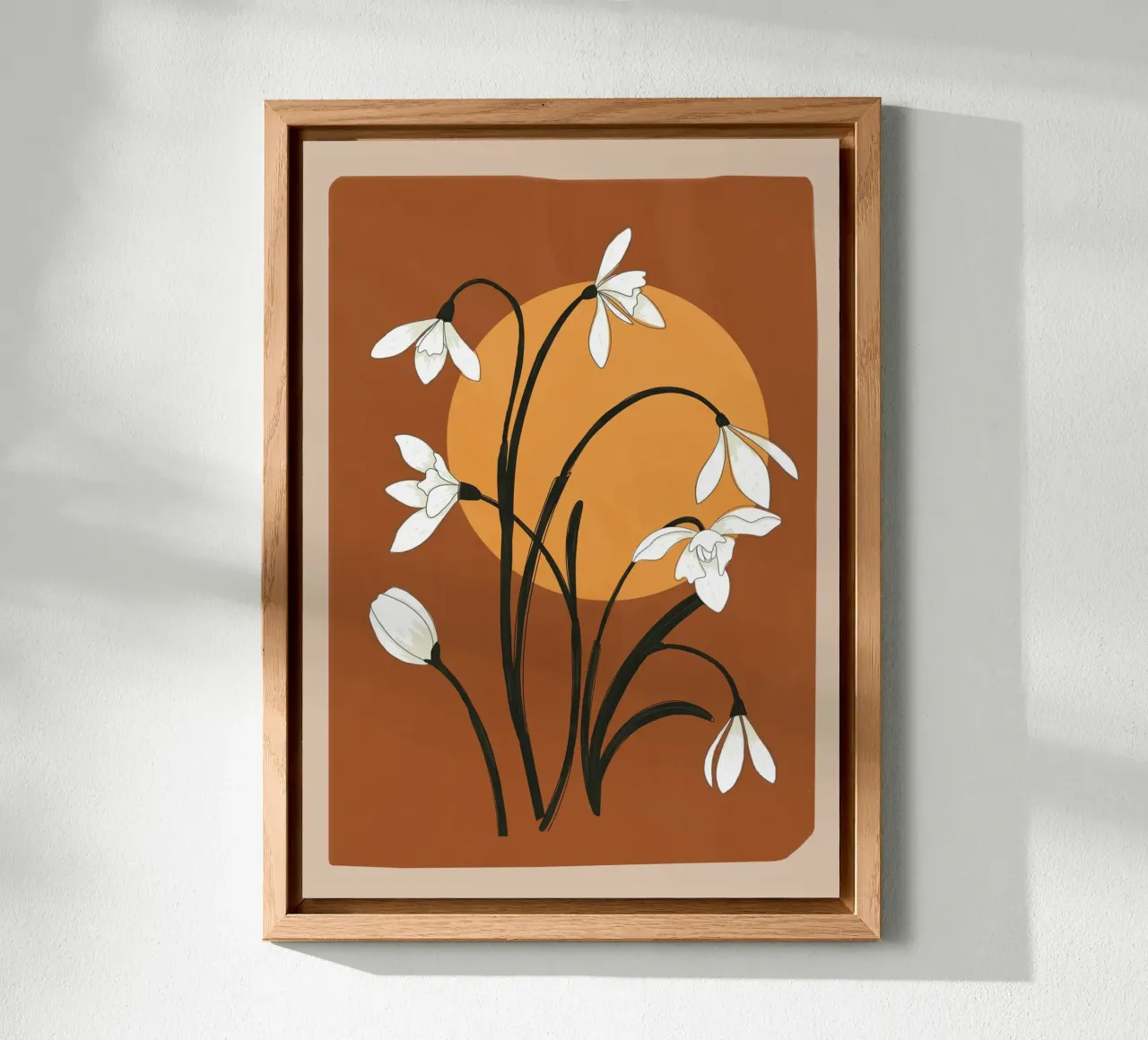 Beautiful Snowdrop Flowers 1 alluminio dibond da cityart