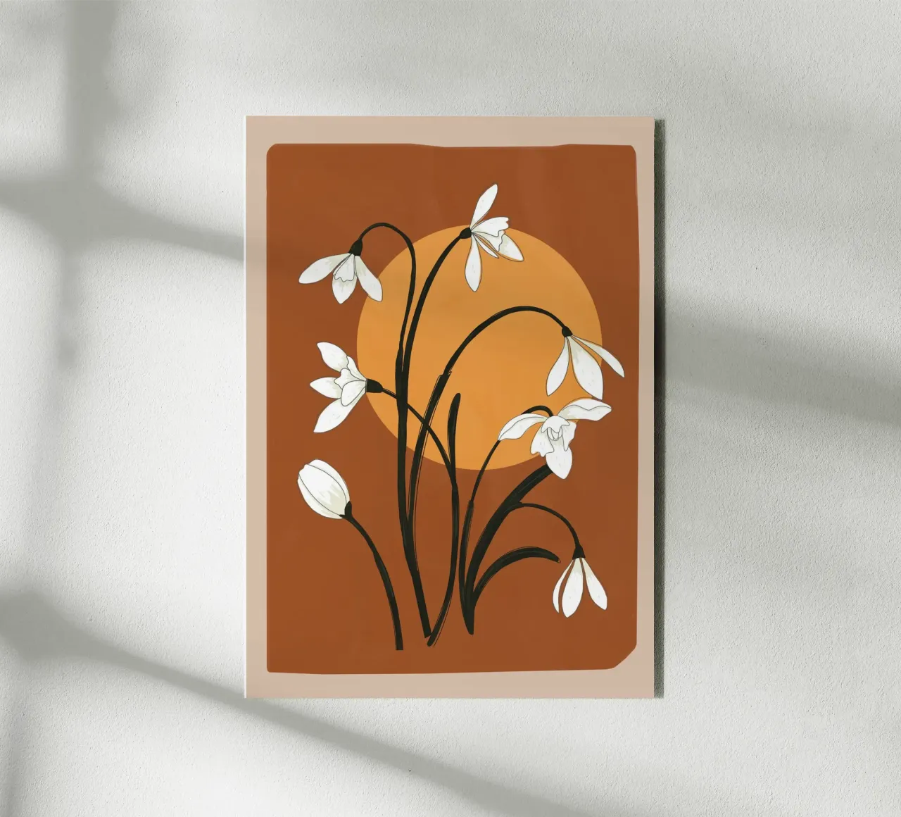 Beautiful Snowdrop Flowers 1 alluminio dibond da cityart