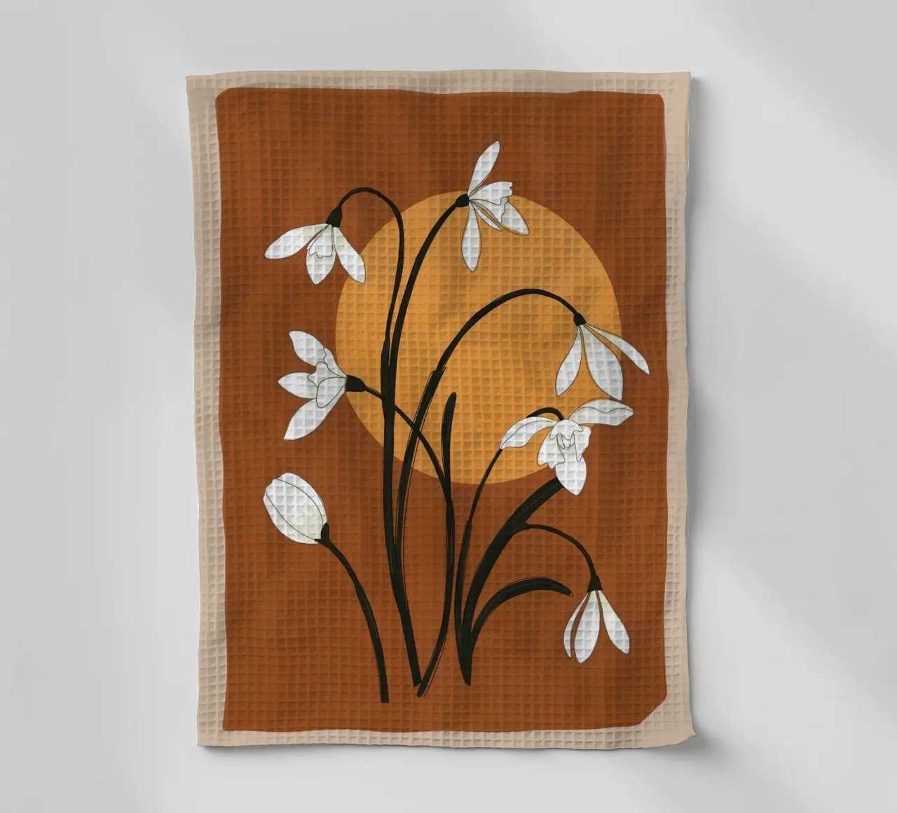 Beautiful Snowdrop Flowers 1 canovaccio da cucina da cityart