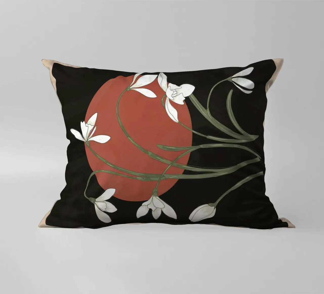 Beautiful Snowdrop Flowers 2 cuscino da cityart