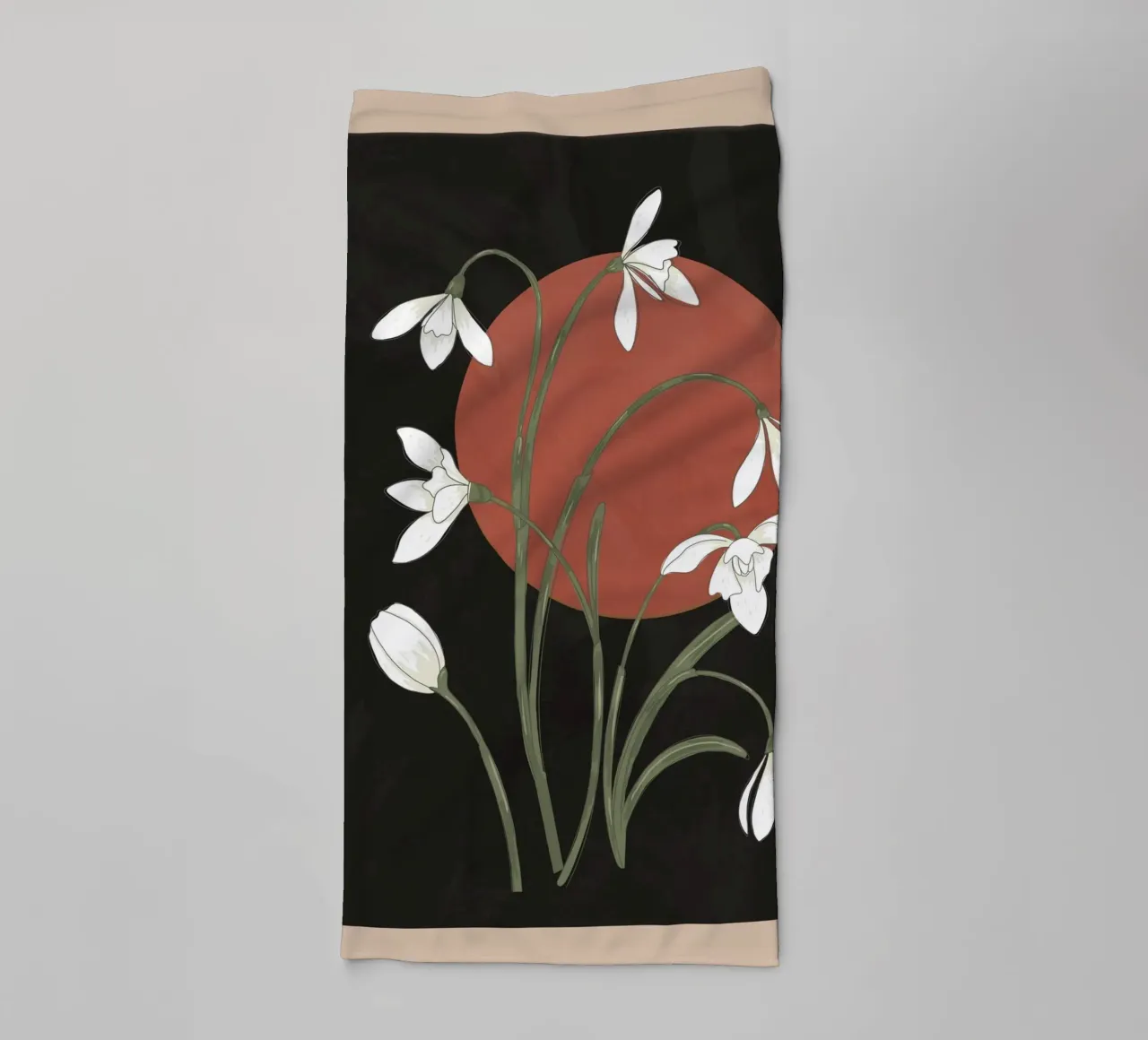Beautiful Snowdrop Flowers 2 asciugamano da bagno da cityart