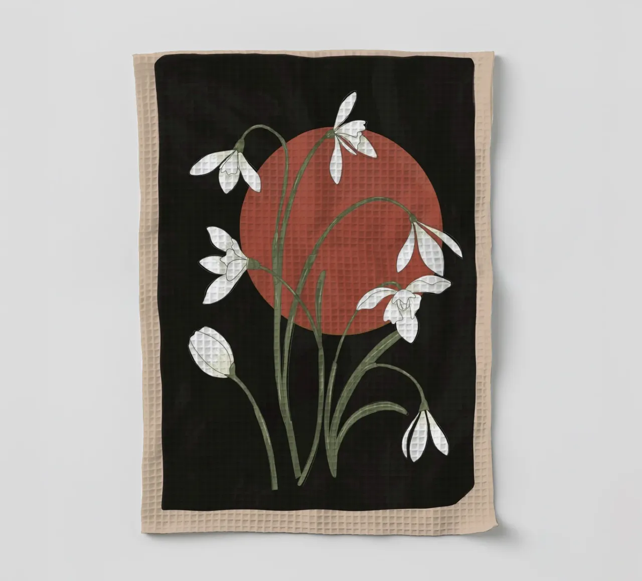 Beautiful Snowdrop Flowers 2 canovaccio da cucina da cityart