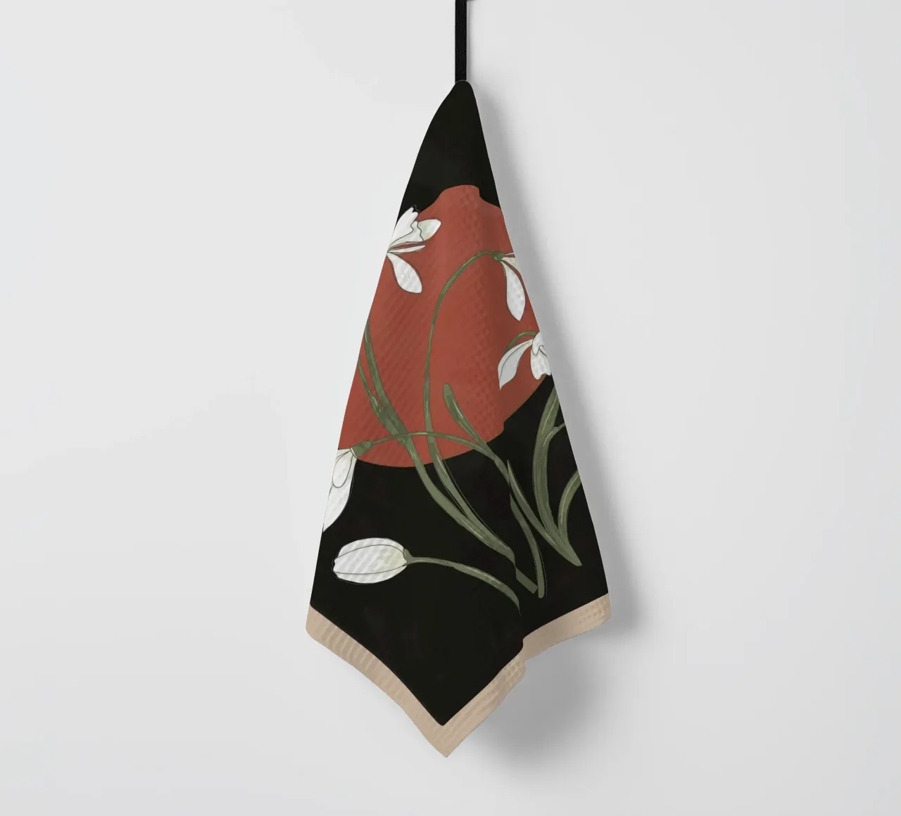 Beautiful Snowdrop Flowers 2 canovaccio da cucina da cityart