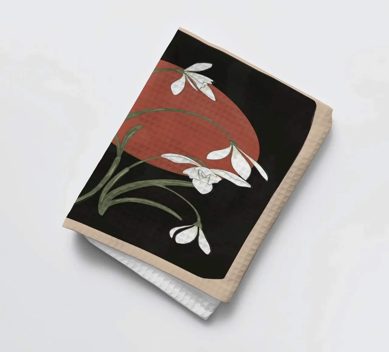 Beautiful Snowdrop Flowers 2 canovaccio da cucina da cityart
