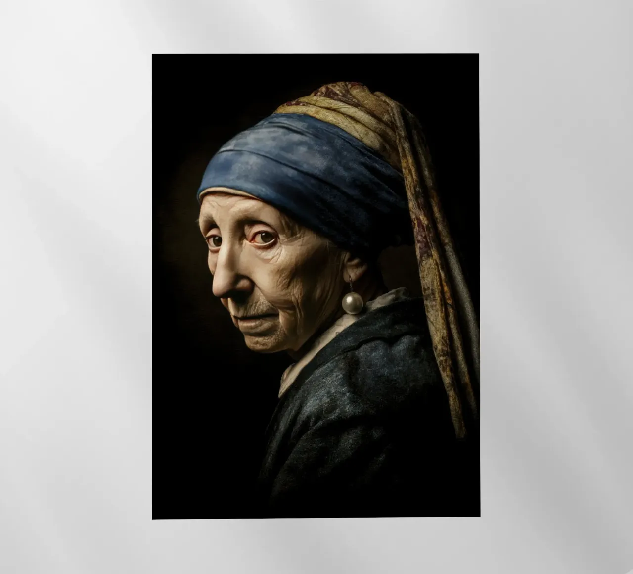 Vintage Girl with Pearl Earring in Whimsical Midcentury backlit film by Modern Muse