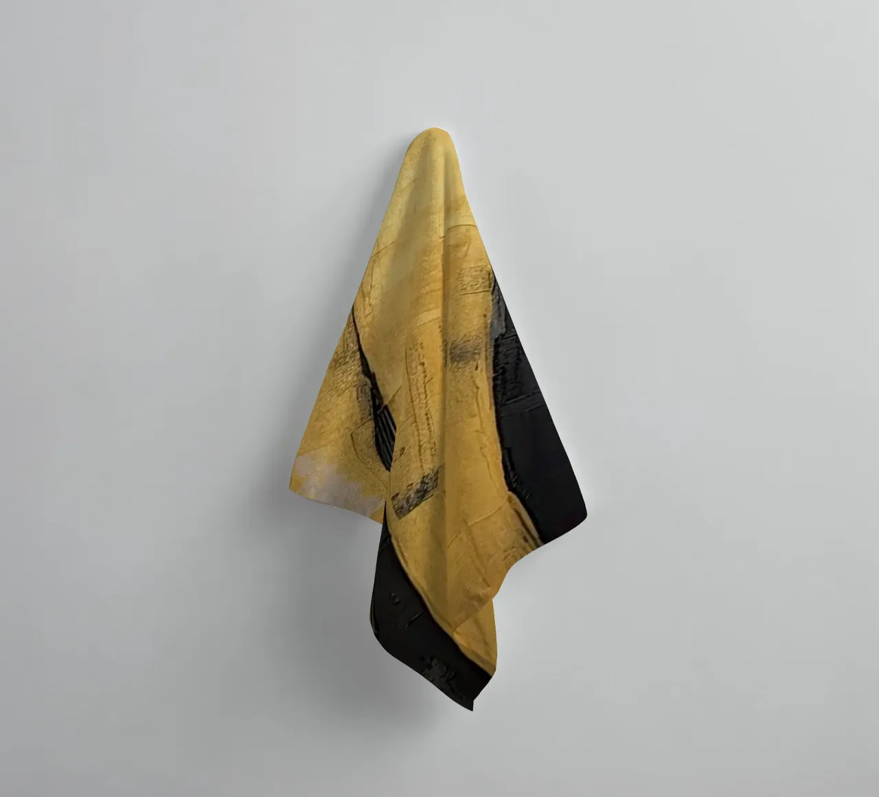 Abstracte goud badhanddoek van Imagine