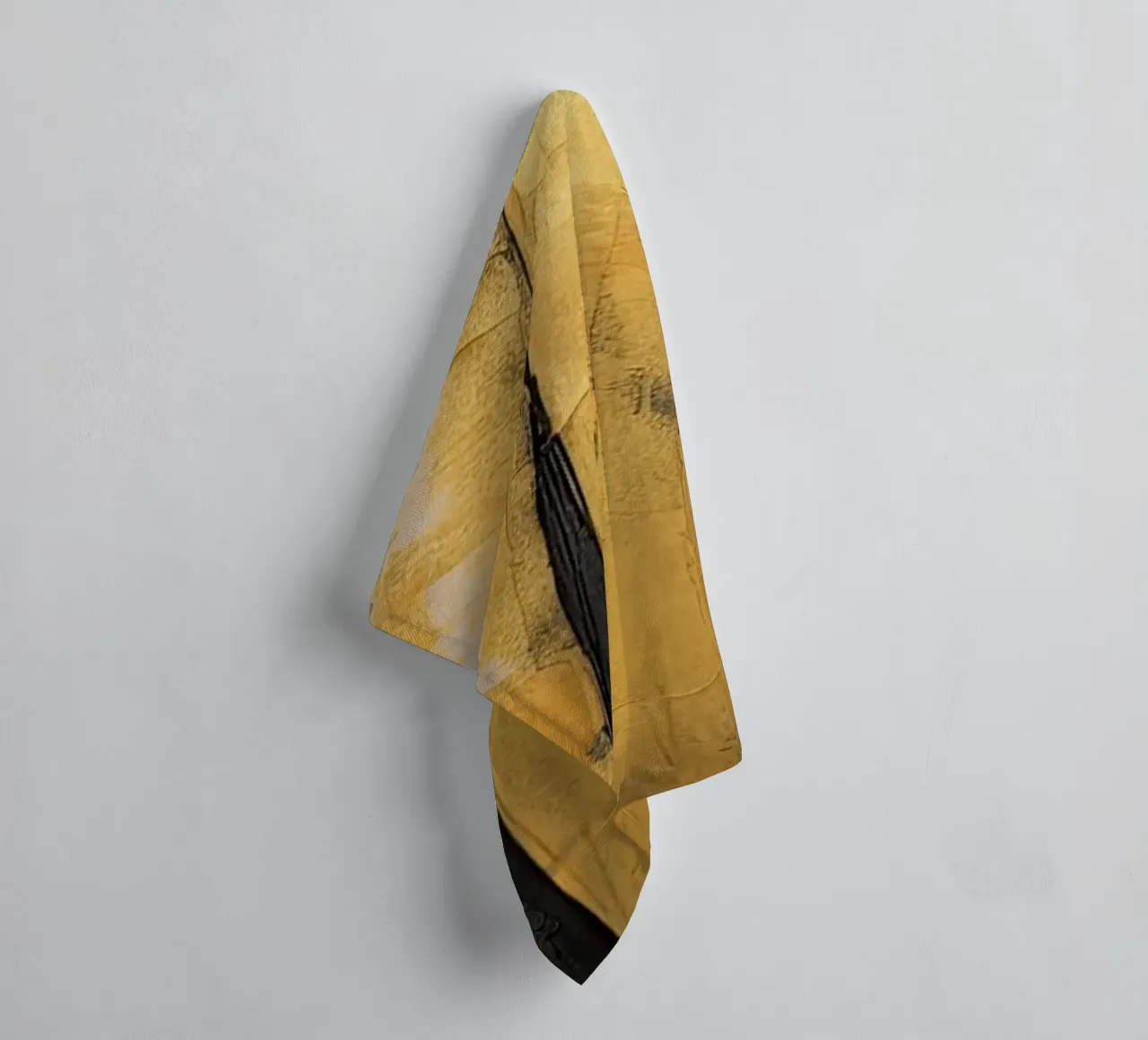 Abstracte goud badhanddoek van Imagine