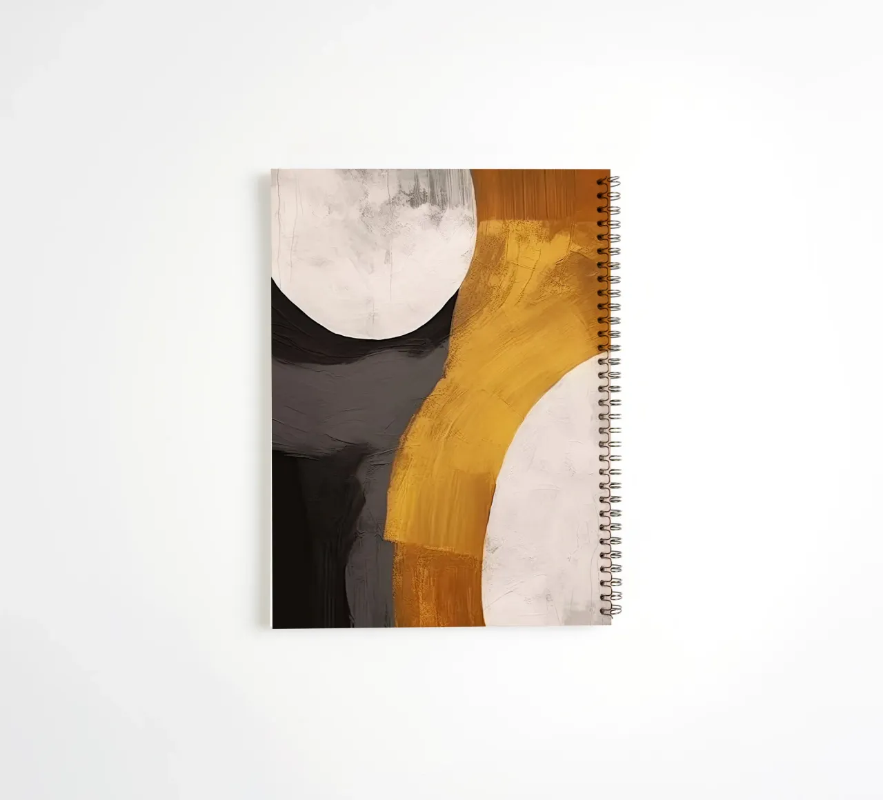 Abstract forms spiral notebook by Imagine