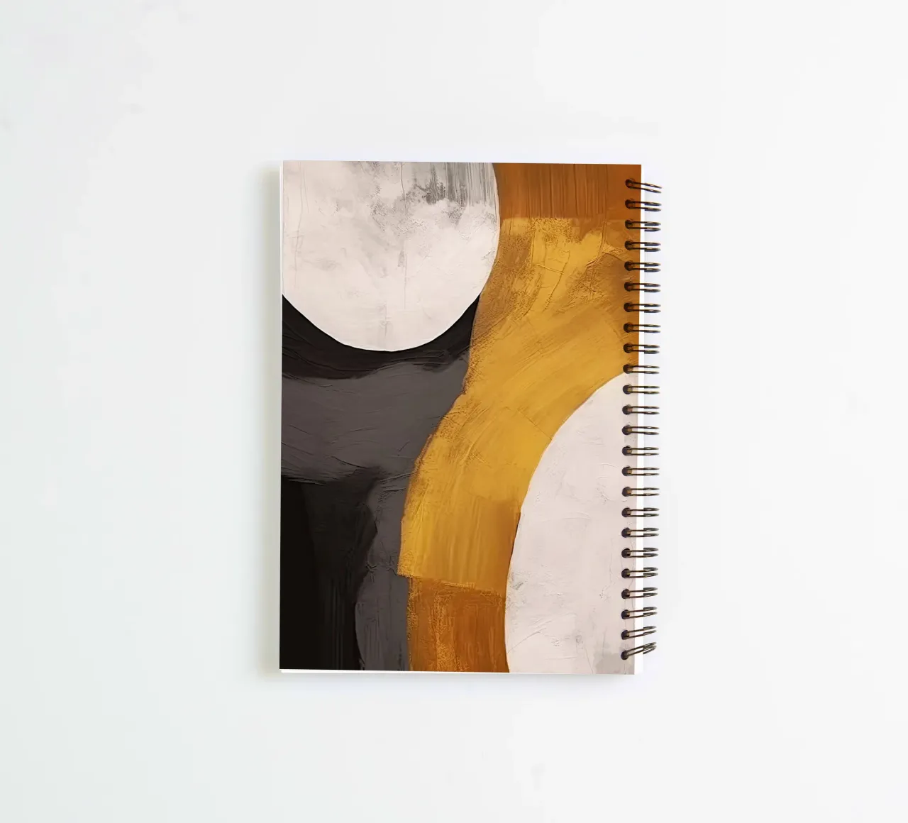 Abstract forms spiral notebook by Imagine