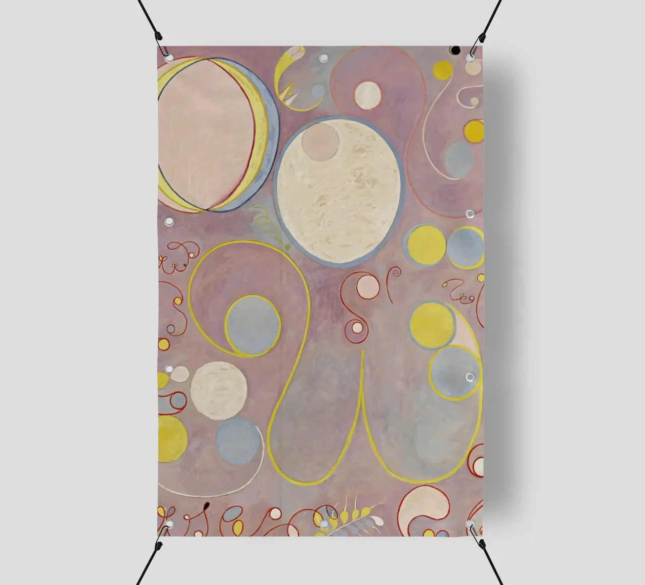 Hilma af Klint - The Ten Largest, No. 8 III telo in pvc da Vintage by JUNIQE