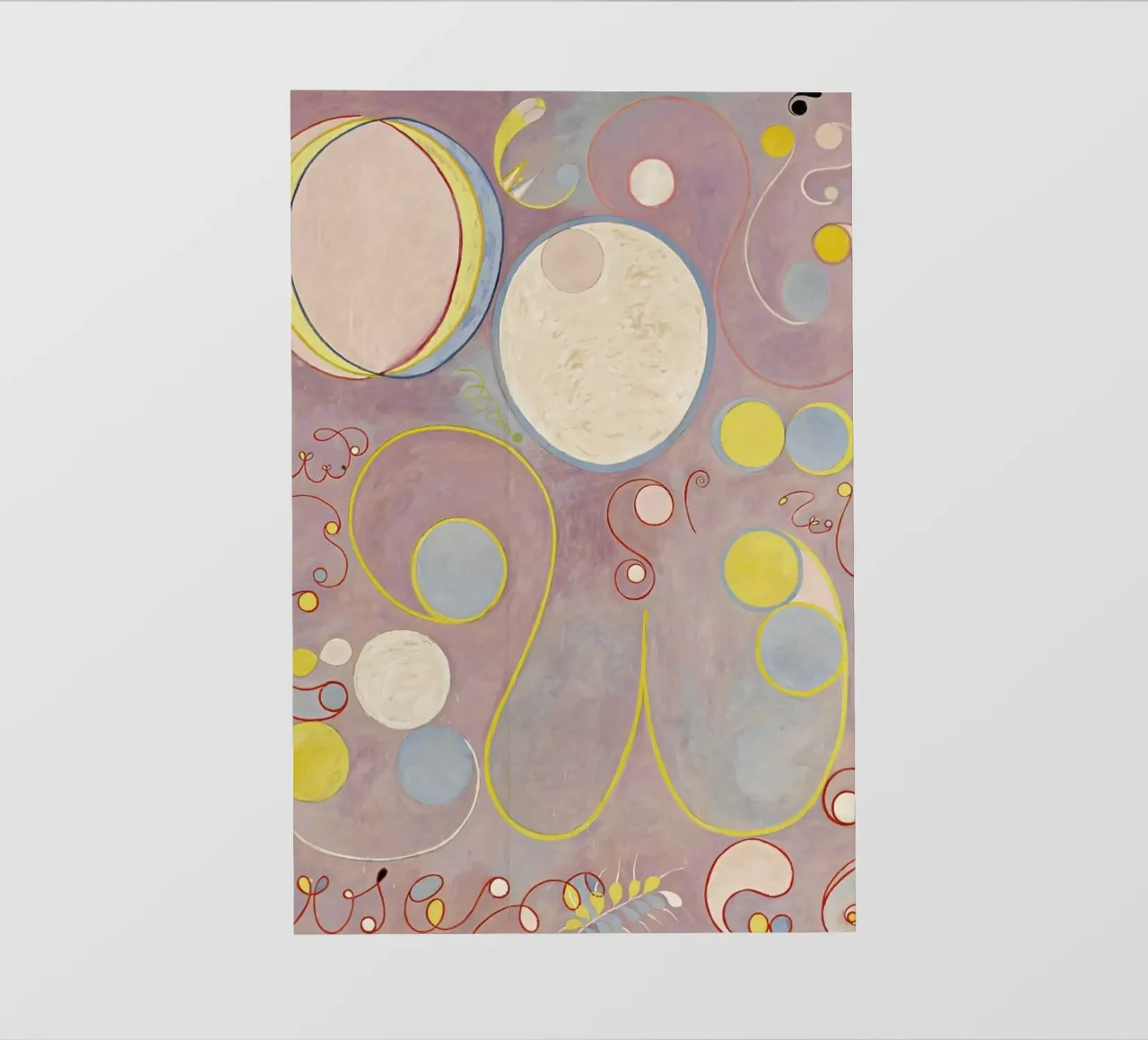 Hilma af Klint - The Ten Largest, No. 8 III telo in pvc da Vintage by JUNIQE