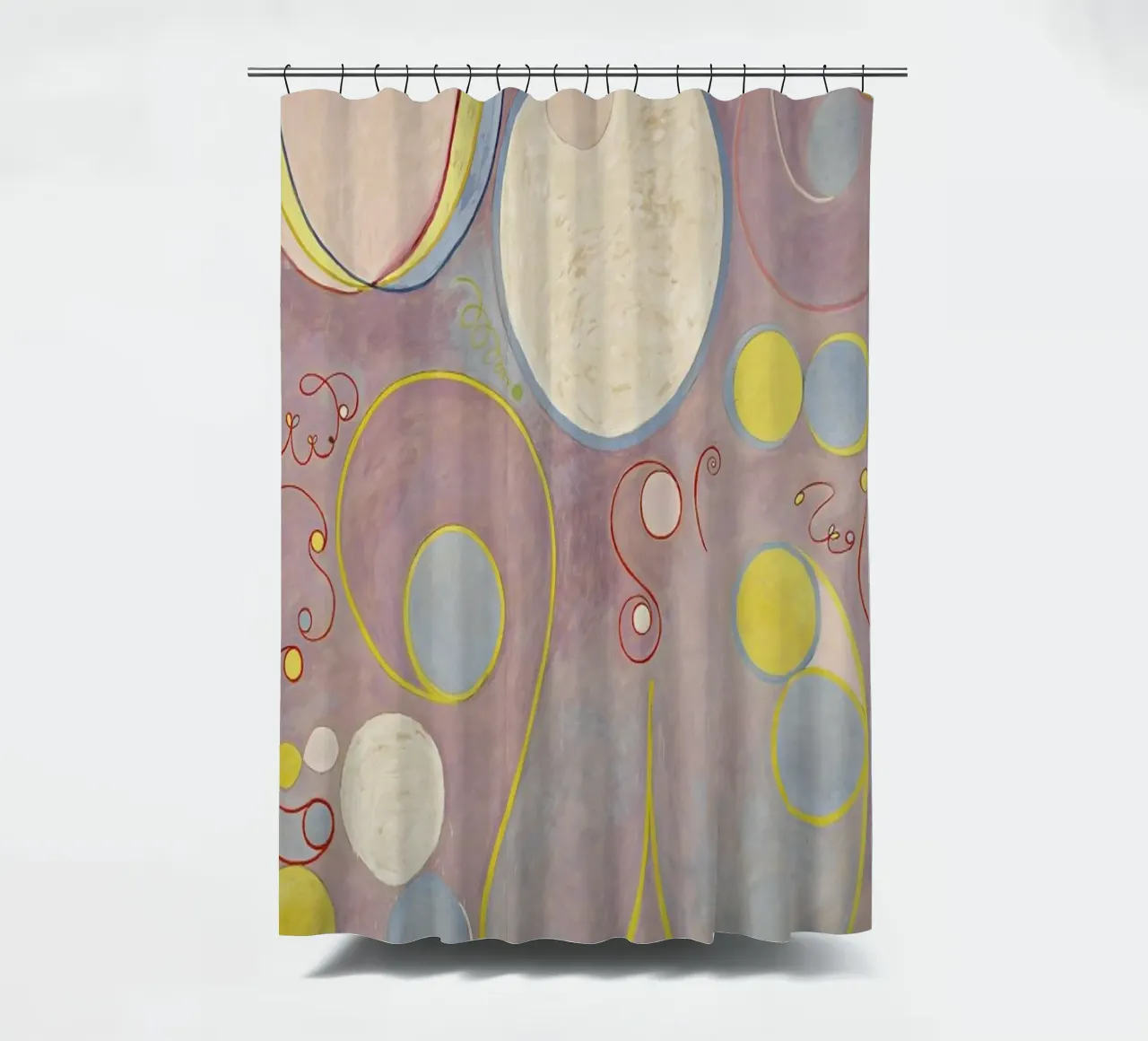 Hilma af Klint - The Ten Largest, No. 8 III tenda da doccia da Vintage by JUNIQE