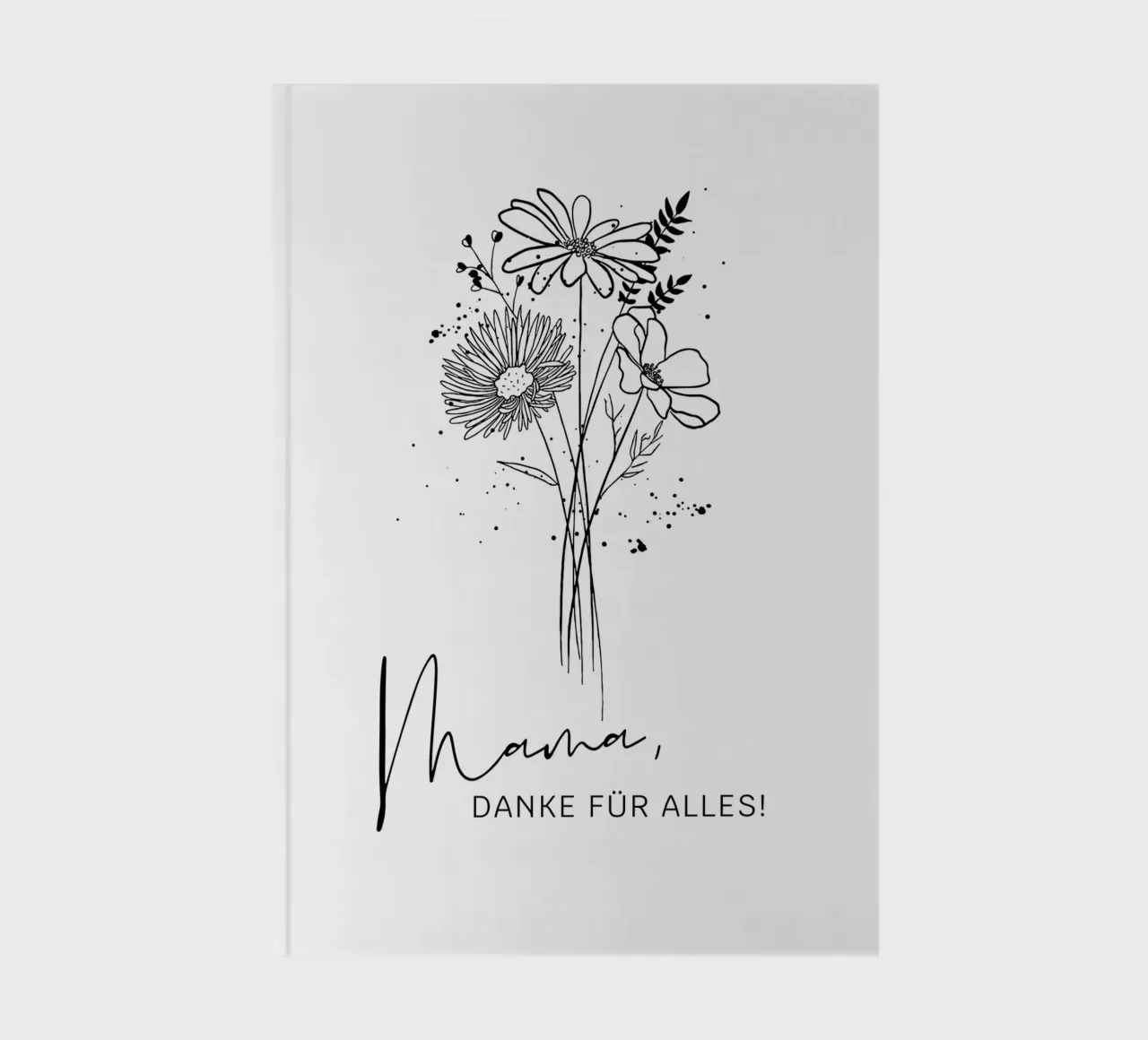 Mama, DANKE FÜR ALLES! notebook by ArtDesign by KBK