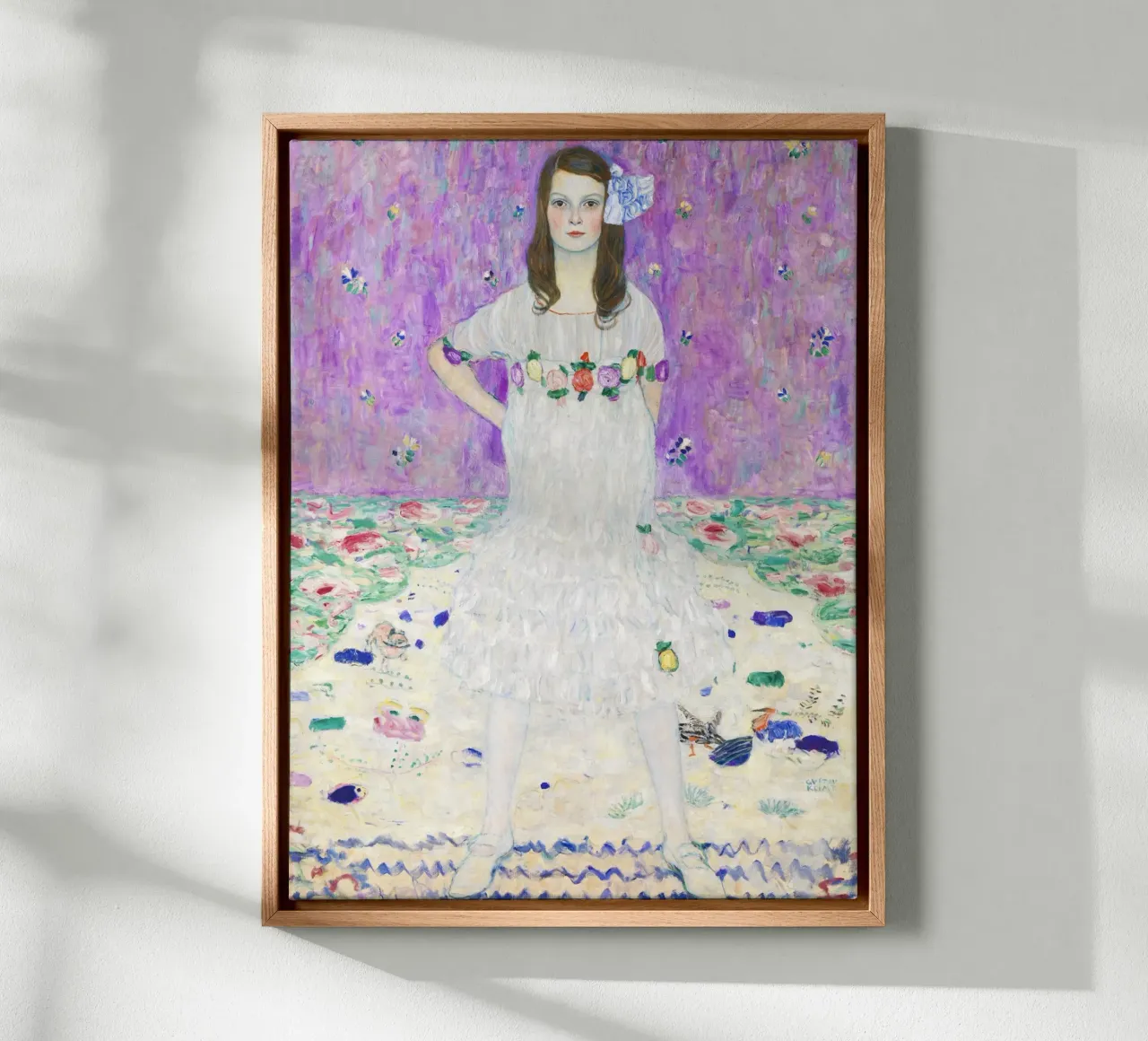 Mäda Primavesi di Gustav Klimt 1912 tela con Cornice a cassetta da Gustav Klimt ART Prints