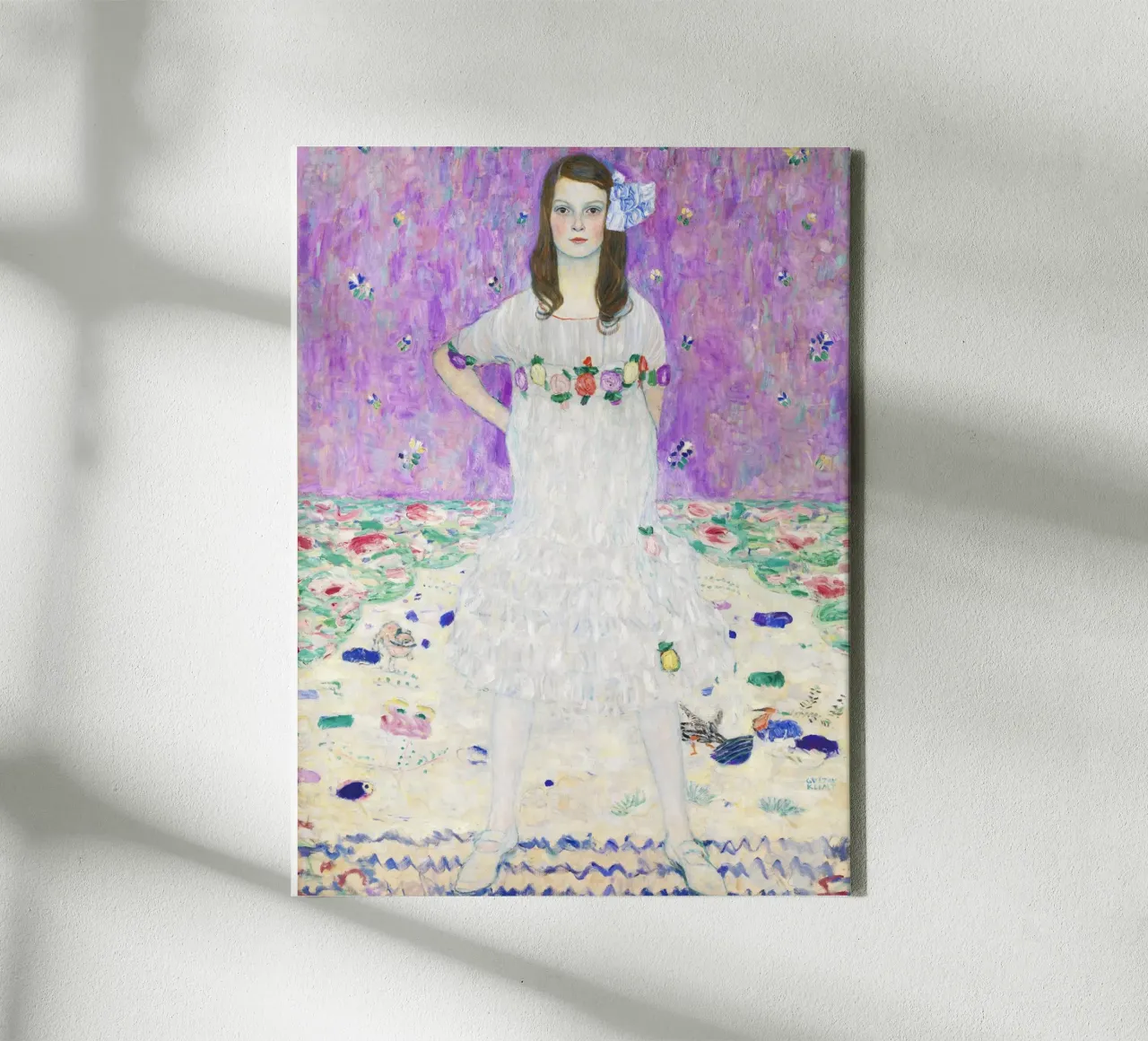 Mäda Primavesi di Gustav Klimt 1912 tela con Cornice a cassetta da Gustav Klimt ART Prints