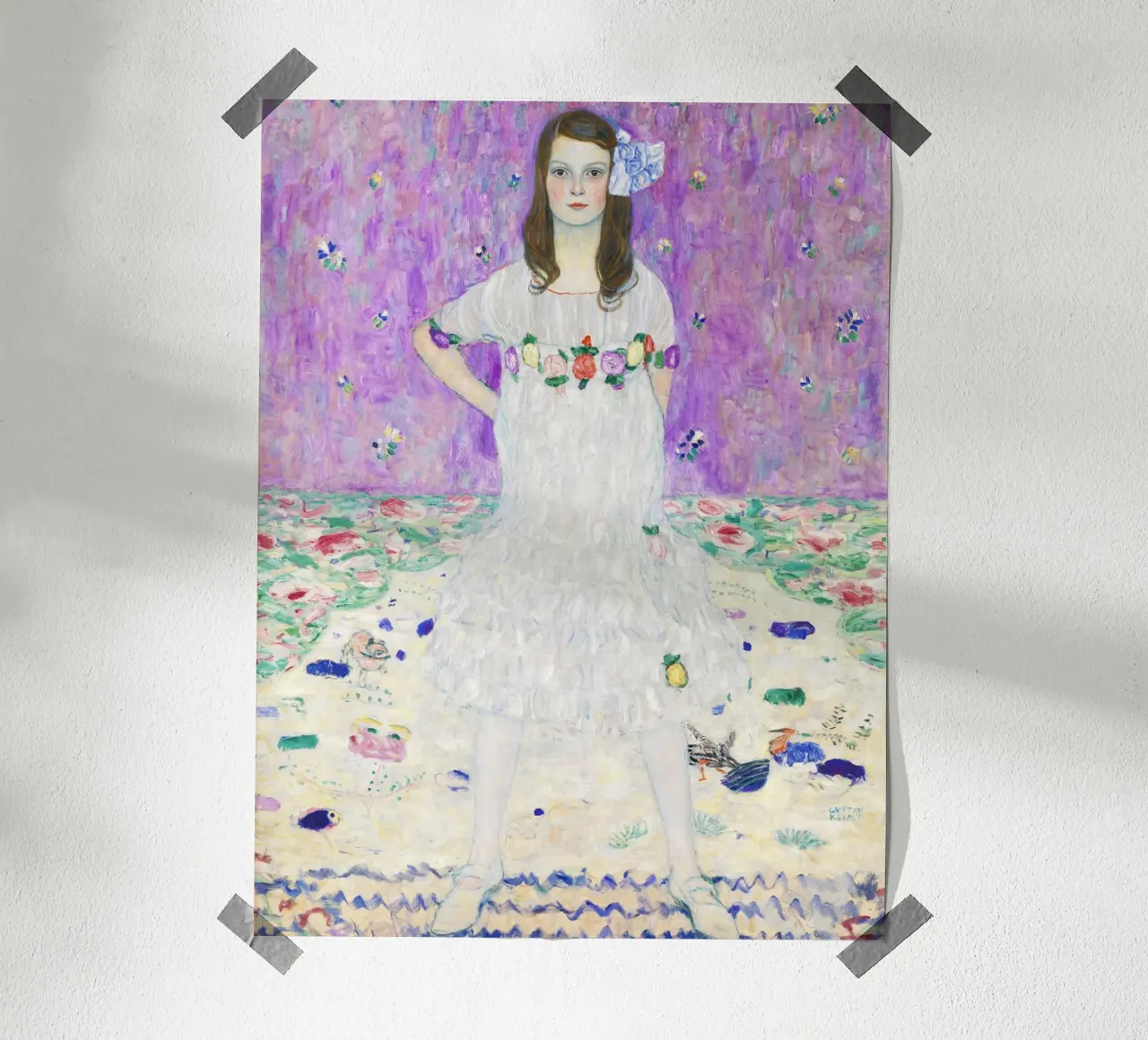 Mäda Primavesi di Gustav Klimt 1912 poster da Gustav Klimt ART Prints